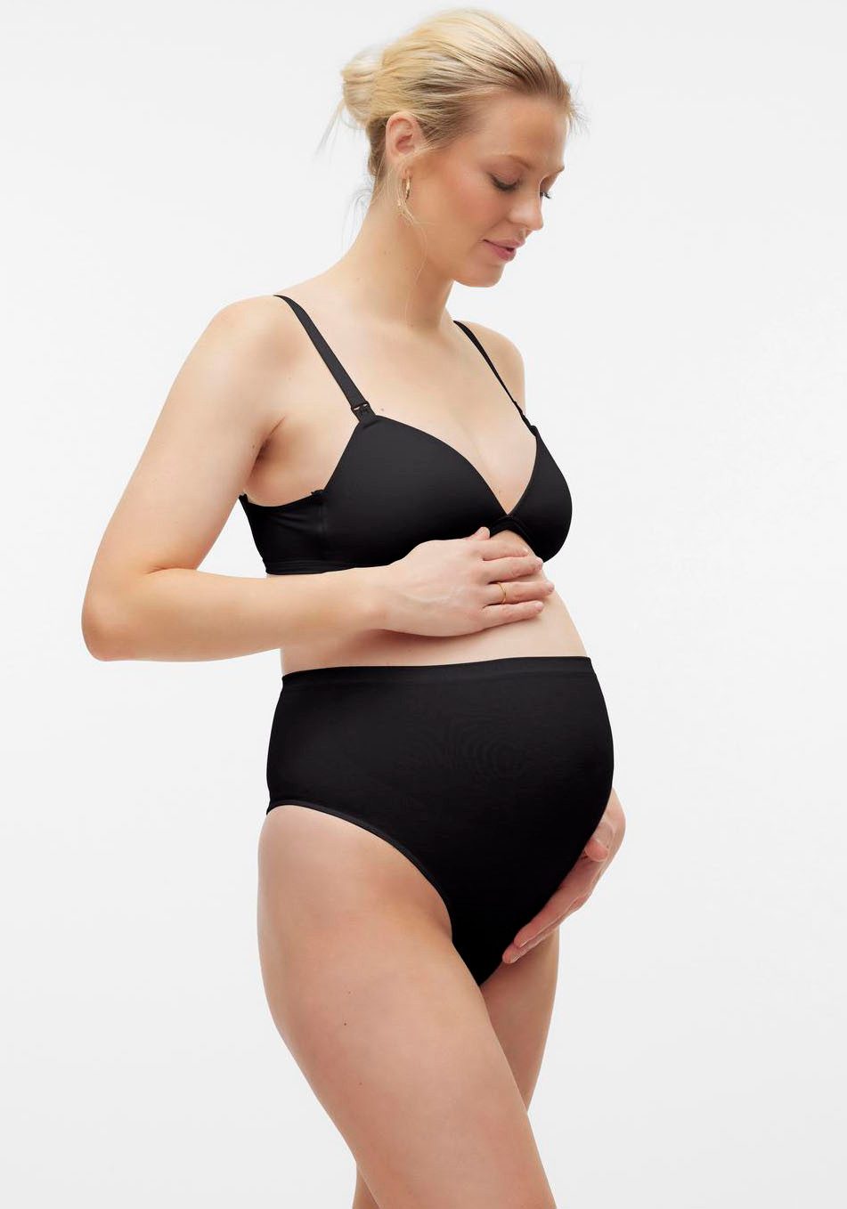 Mamalicious Umstandsslip MLHEAL COTTON G-STRING 2-P A. NOOS (Packung, 2-St) aus Baumwollmischung, pflegeleicht, unifarben – Bild 2 von 5