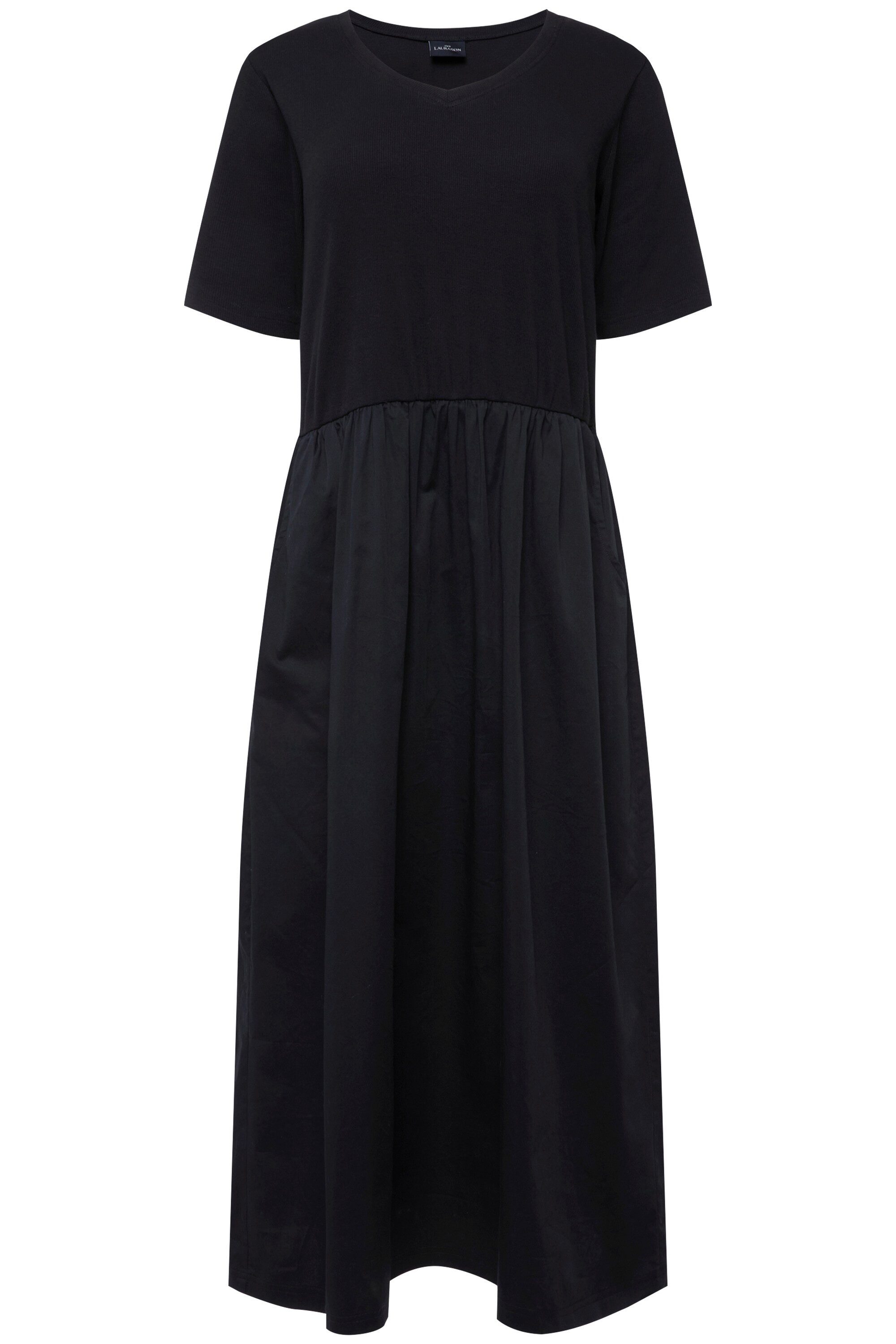 Laurasøn Jerseykleid Kleid Jersey/Web Halbarm günstig online kaufen