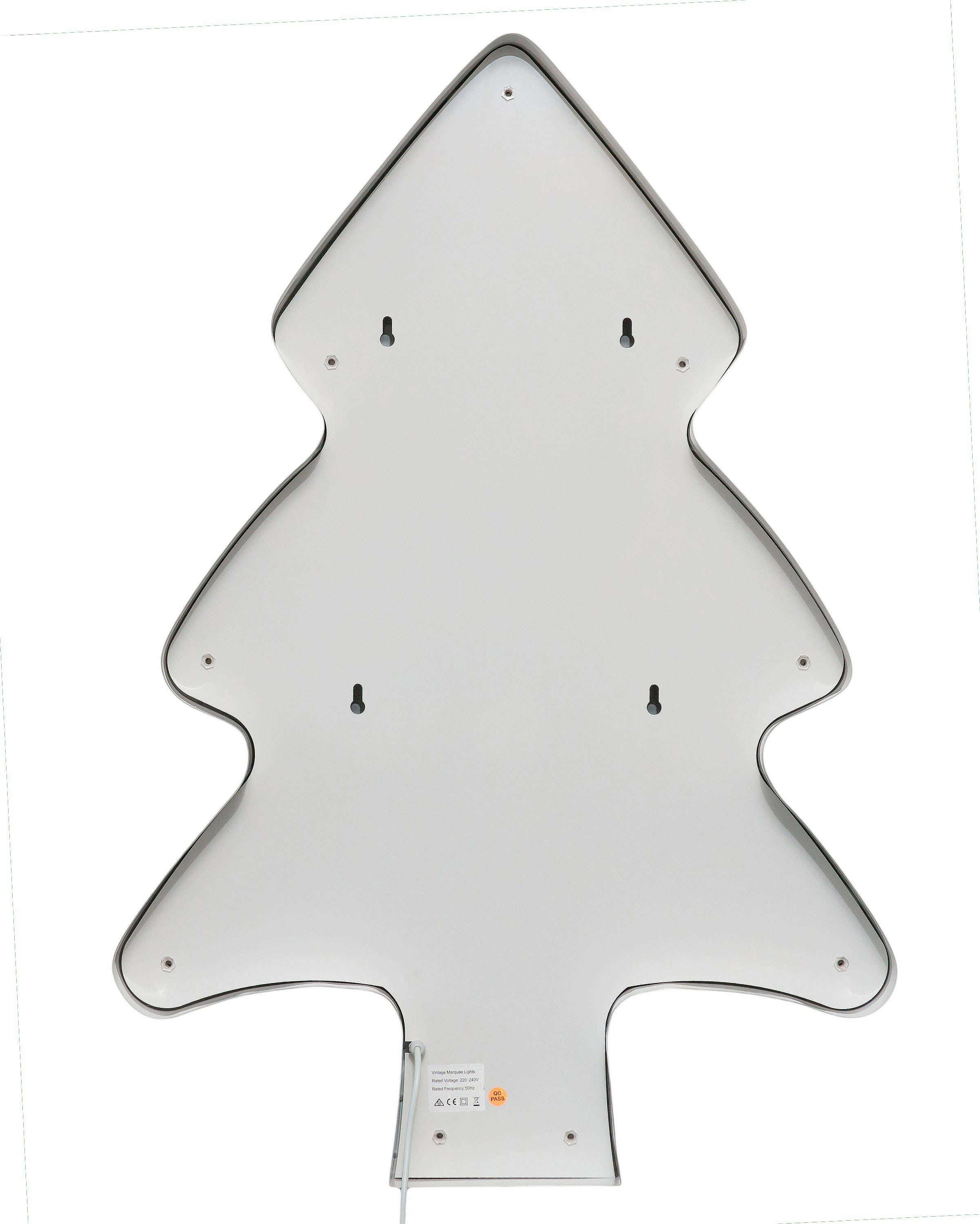 Weihnachtsbaum, -82x122cm Xmas-Tree 17 Weihnachtsdeko, ohne Warmweiß, MARQUEE E14 Wandlampe,Tischlampe Lichtquellen Leuchtmittel, Dekolicht (exkl) LED LIGHTS