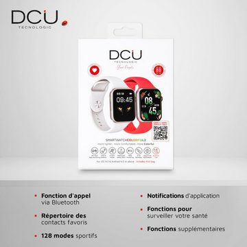 DCU Tecnologic Smartwatch (1,91 Zoll, Android, iOS), mit Vielseitigkeit, Personalisierung, Gesundheitsüberwachung, IP67