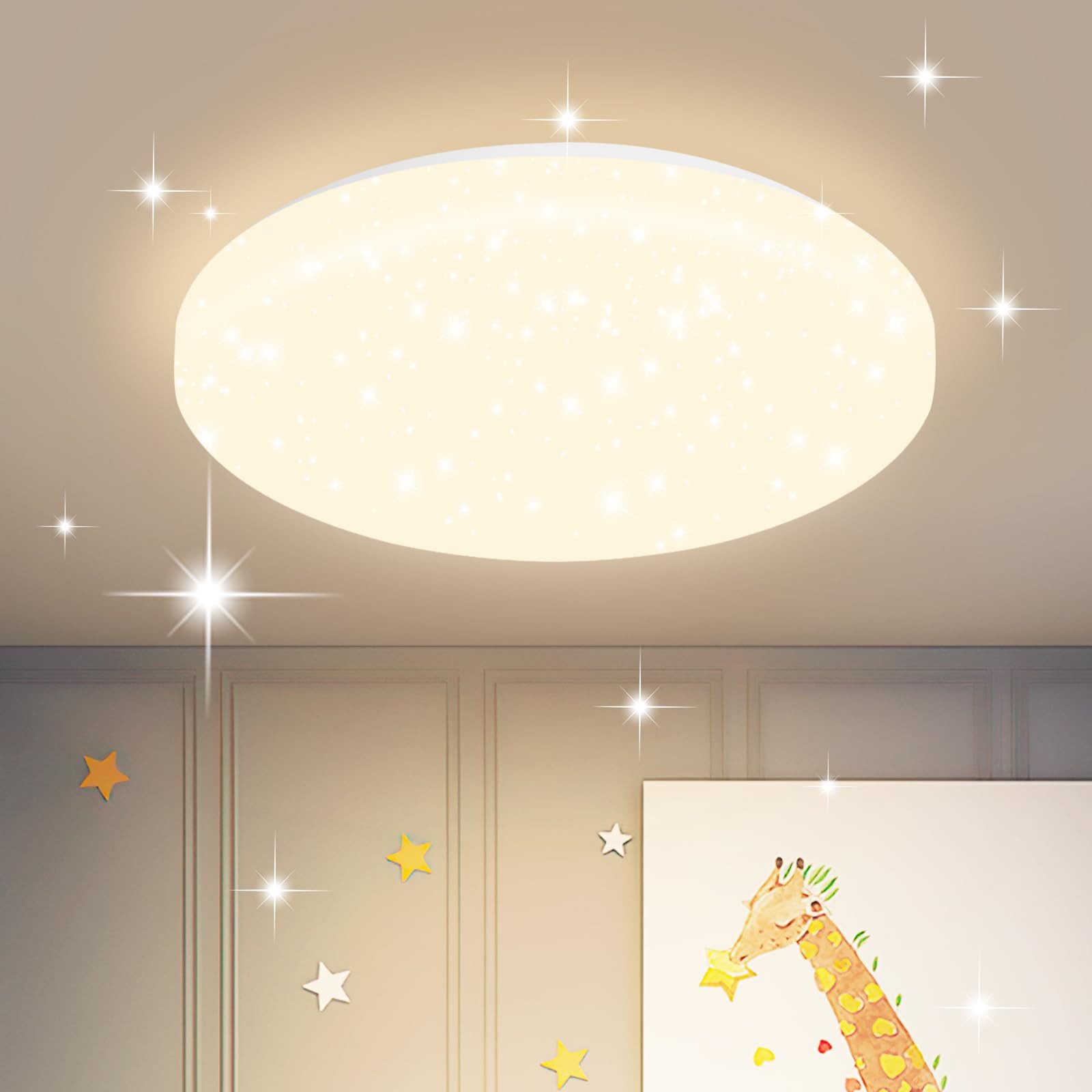 Nettlife LED Deckenleuchte Sternenhimmel Kinderzimmer 15W günstig online kaufen