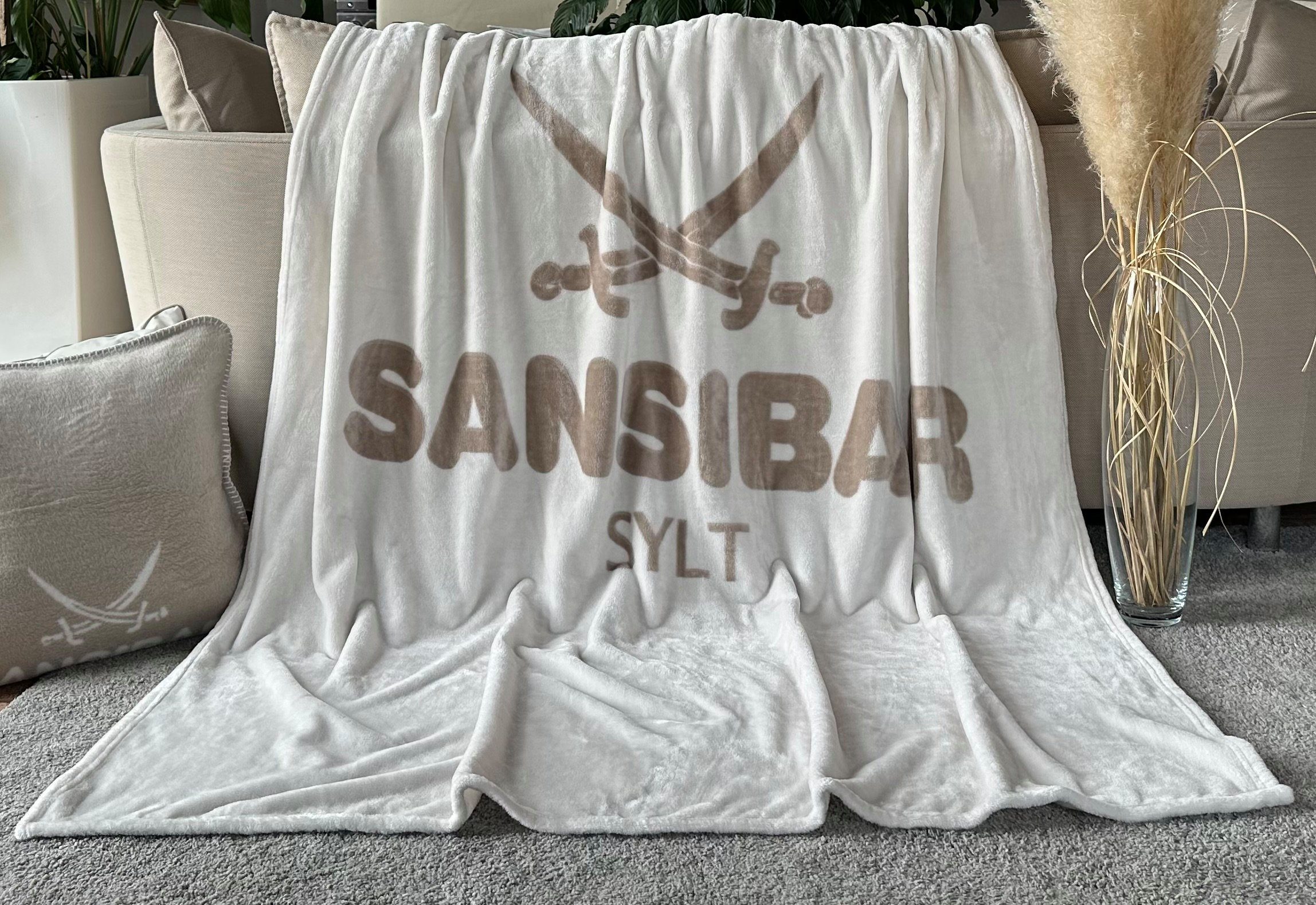 Wohndecke Plaid Sansibar Wohndecke Heimdecke Fleecedecke, günstig online kaufen