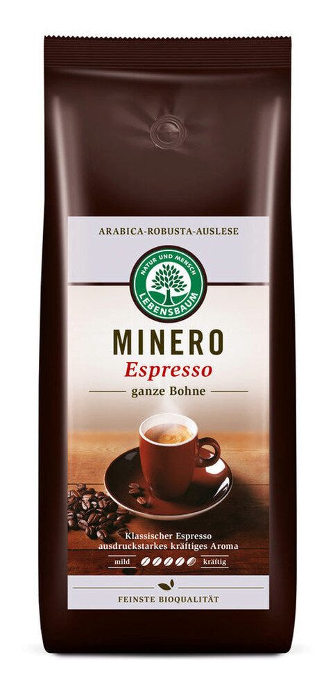 leben Kaffee Lebensbaum Bio Espresso Minero Bohne