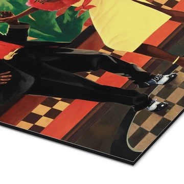 Posterlounge Alu-Dibond-Druck Graham Reynolds, Ausgehen & Tanzen II, Wohnzimmer Modern Malerei