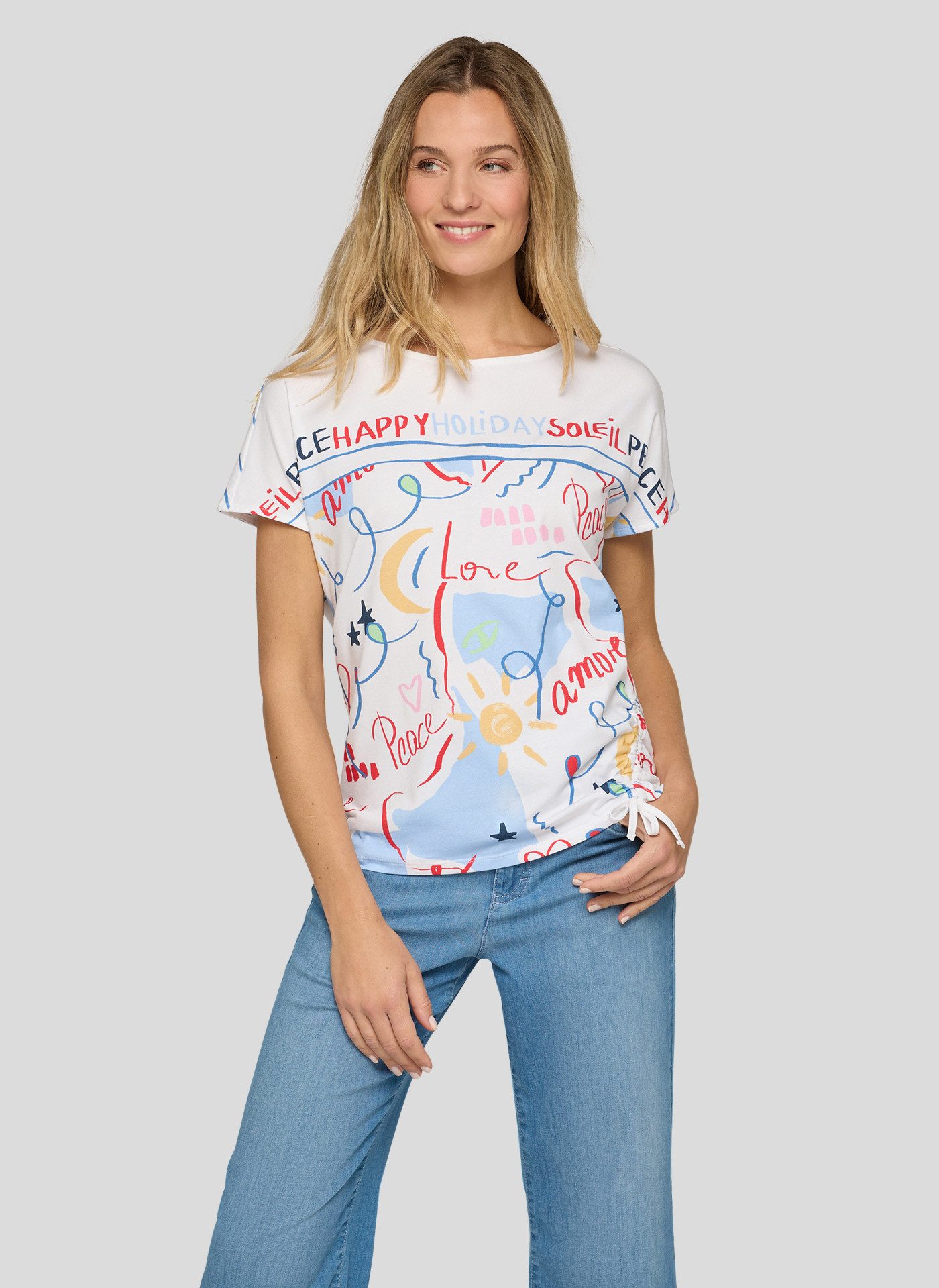 Rabe T-Shirt mit Print
