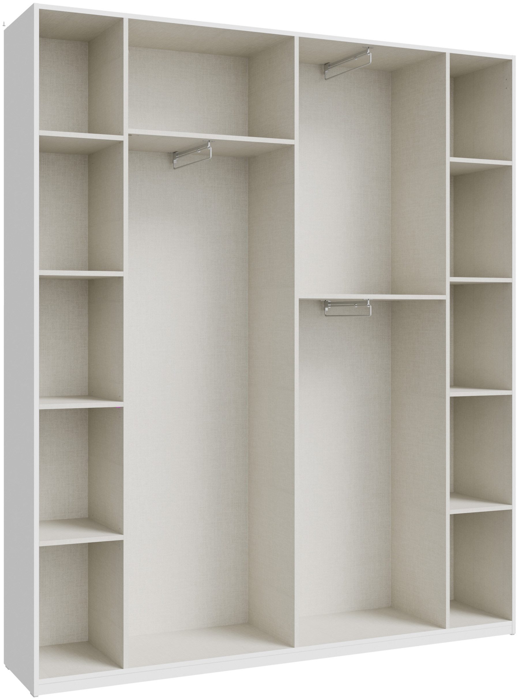FORTE Kleiderschrank B/H/T 177,5/210,5/42 cm, stehende Montage – Bild 4 von 5