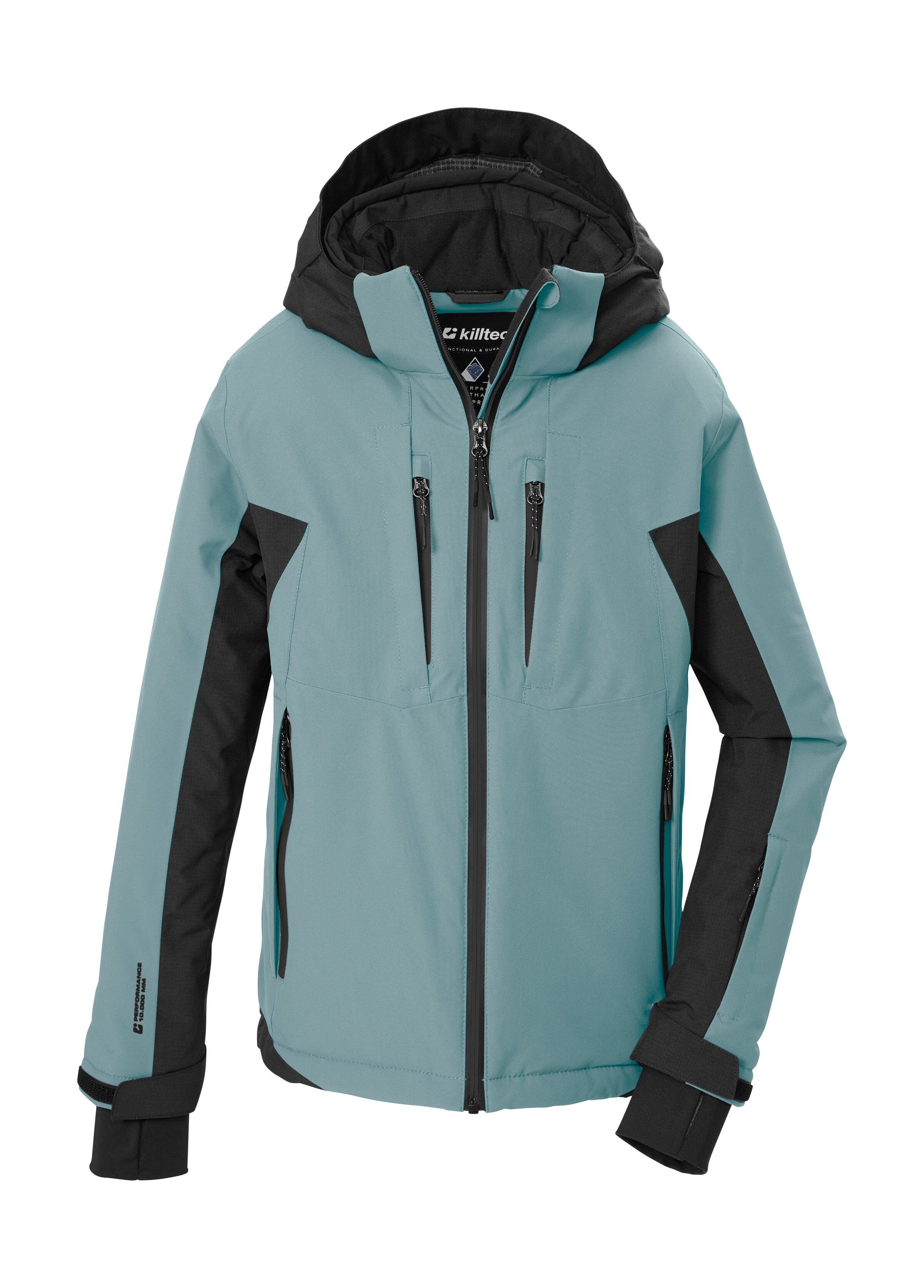 Killtec Skijacke KSW 212 BYS SKI JCKT Wasserdichte Skijacke, abnehmbare Kapuze, viele Taschen