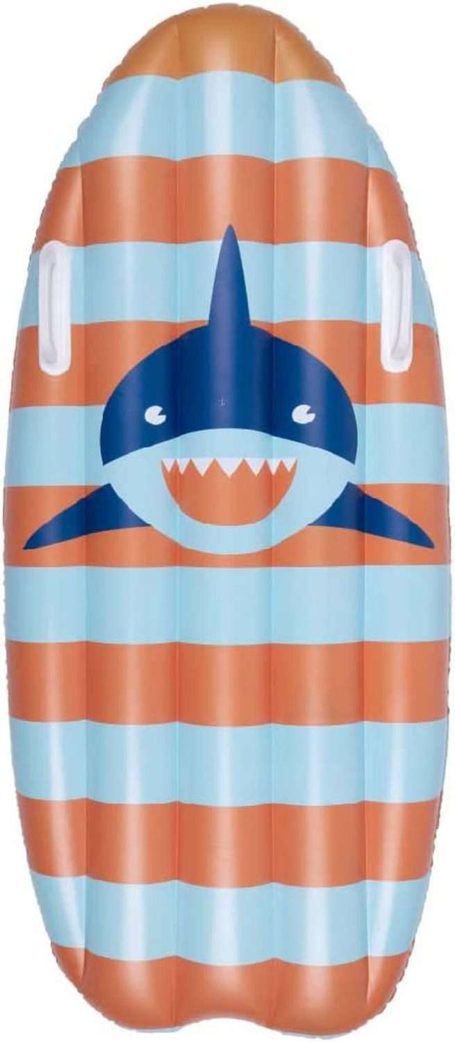 Swim Essentials Luftmatratze Surfbrett Hai 120 cm, Luftmatratze Wassermatratze Schwimmmatratze Matratze Liege