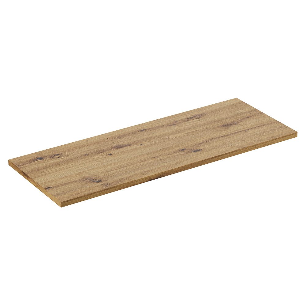 Lomadox Waschtischplatte BIBIONE-56, 120 cm breit in Artisan Eiche