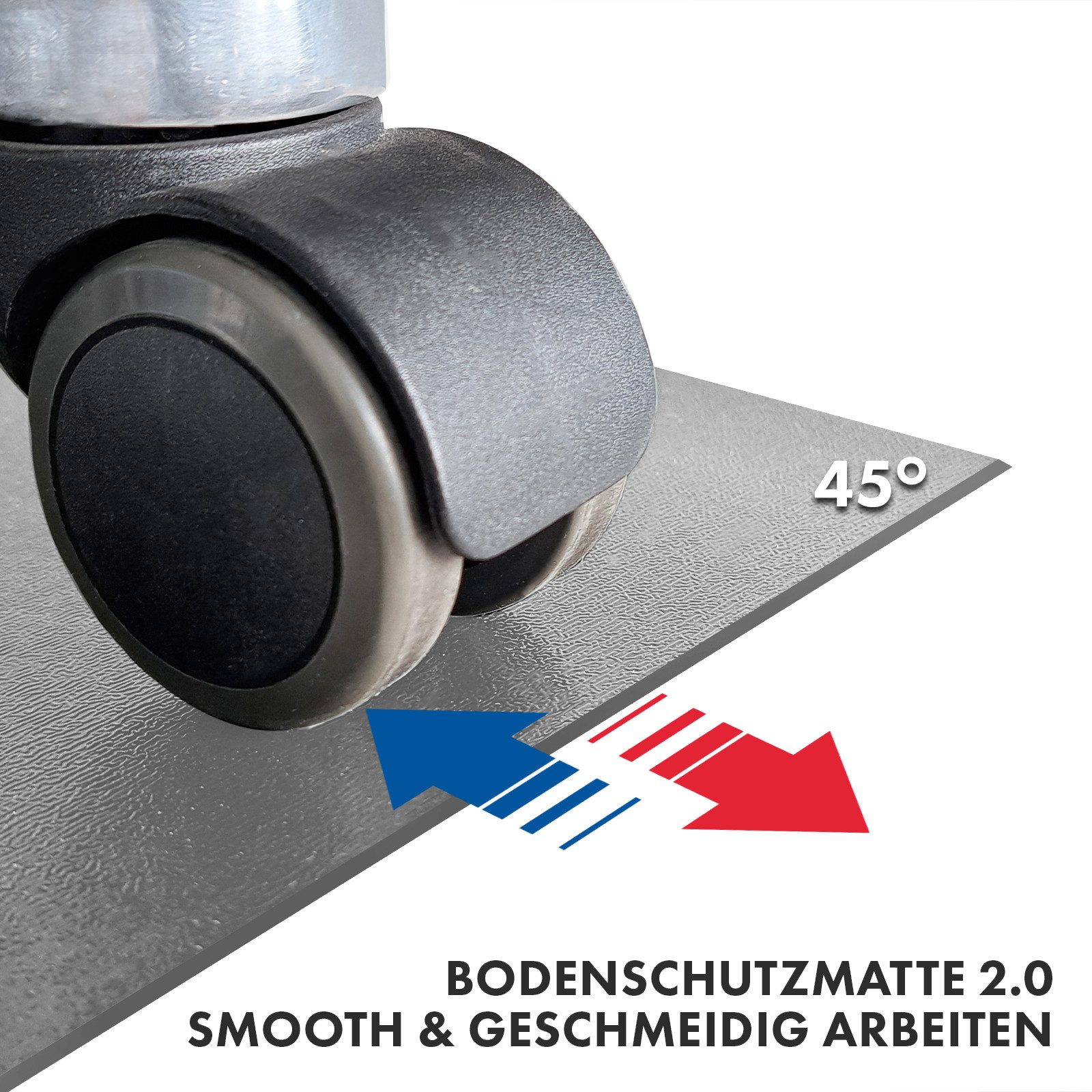 Kubus Bodenschutzmatte Delara mit abgeschrägter Kante, Optimaler Schutz, Erhältlich in vielen Farben und Größen – Bild 5 von 5