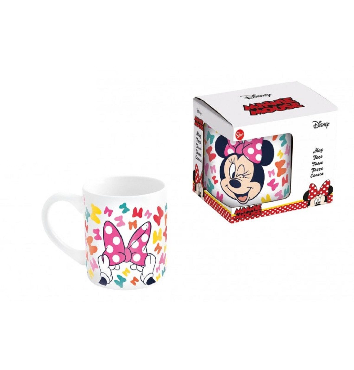 Disney Minnie Mouse Tasse – Niedliche 250 ml Keramiktasse für Kinder