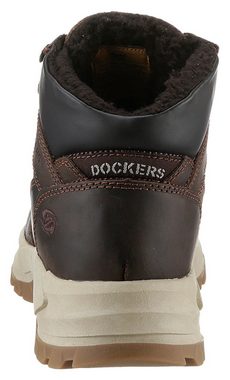 Dockers by Gerli Winterstiefel High Top Sneaker, Schnürboots mit weich gepolstertem Schaftrand