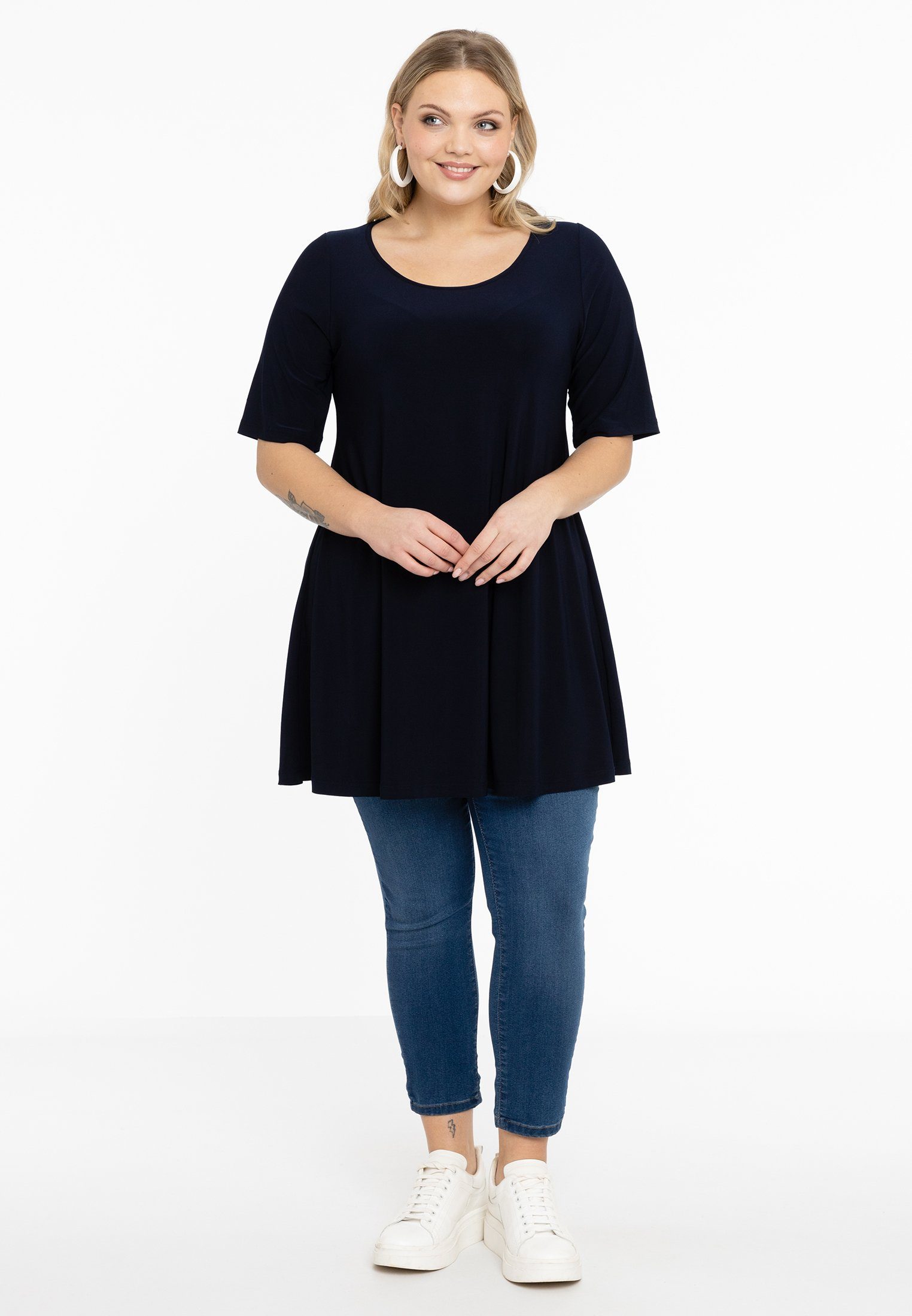 YOEK Langarmshirt Damen T-Shirt Große Größen günstig online kaufen