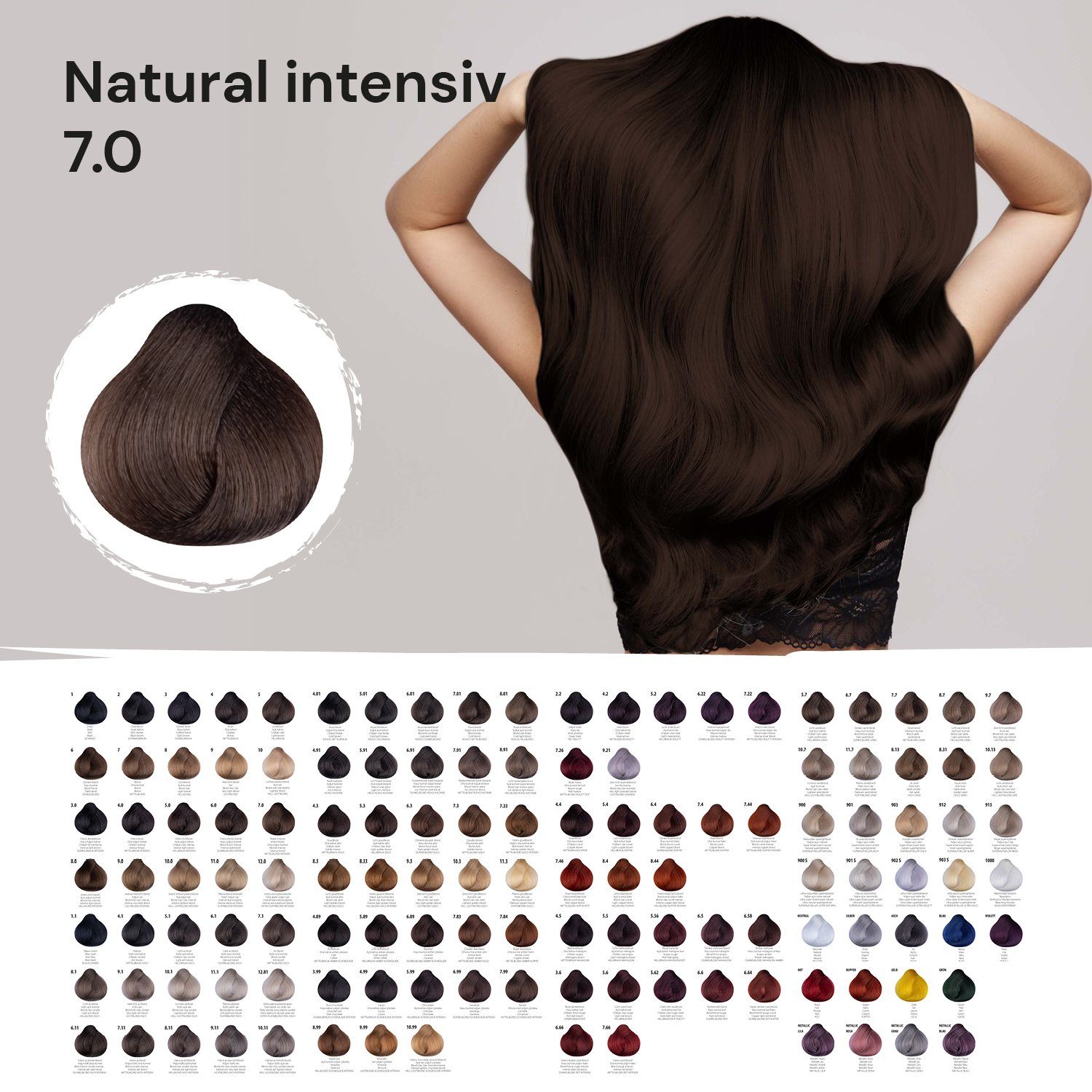 Femmas Premium Haarfarbe Femmas Hair Color, 1-tlg., Profi-Qualität