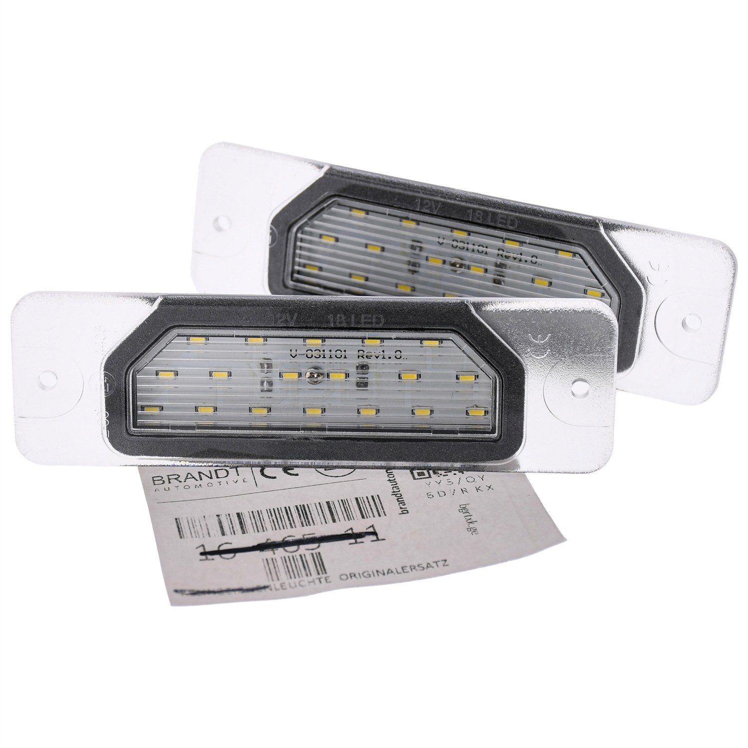 BRANDT AUTOMOTIVE KFZ-Ersatzleuchte LED Kennzeichenleuchten Auto Kennzeichenbeleuchtung, für Nissan Almera I N15 (96–00); Altima III L31 (02–06); Altima IV...