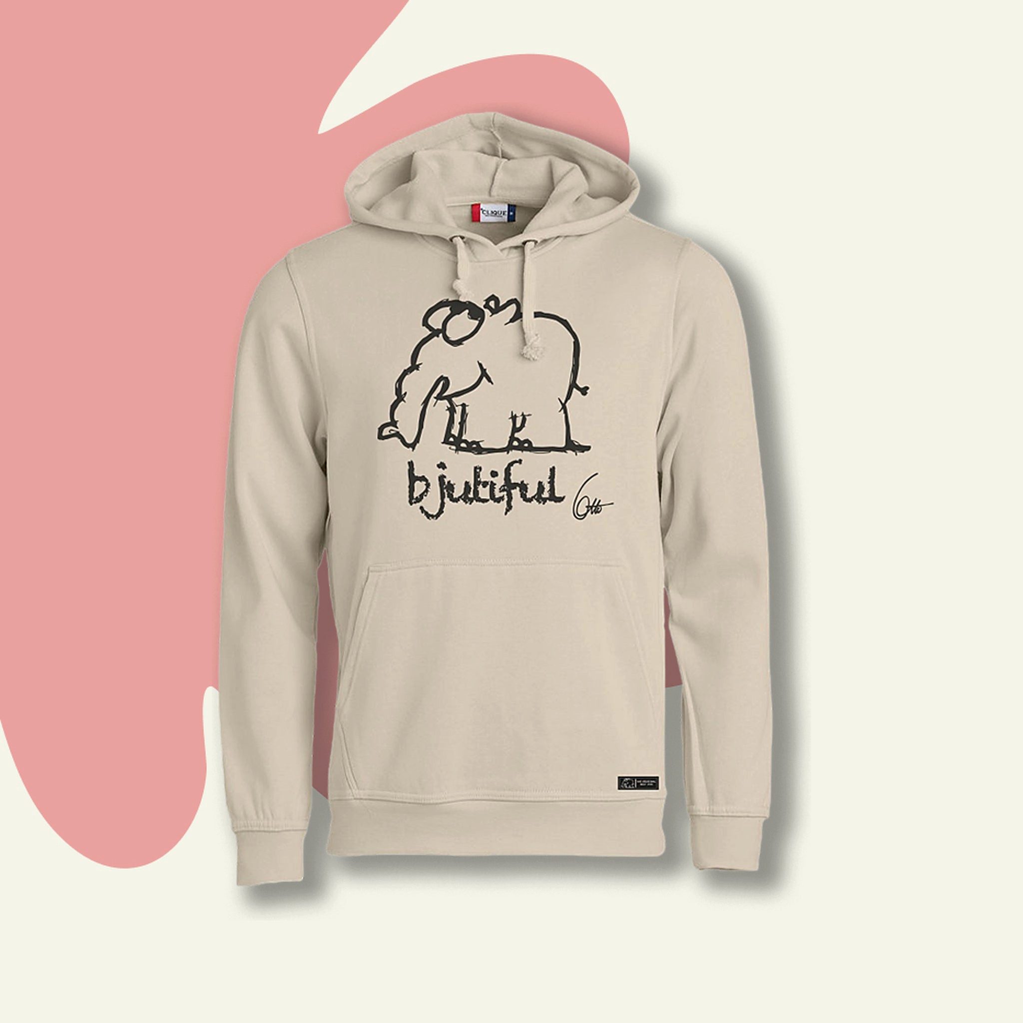 Ottifant Productions GmbH Hoodie Hoodie Bjutiful Ottifant Kapuzenpullover by Otto Waalkes