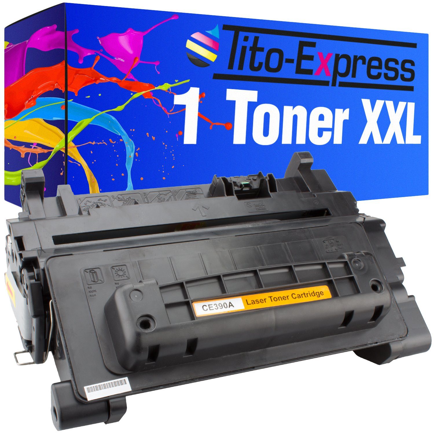 Tito-Express Tonerpatrone ersetzt HP CE 390 A HP CE 390A HPCE390A HP 90A Black, für Laserjet M601dn M601m M601n M602 M602n M602dn M602x M602m M603xh