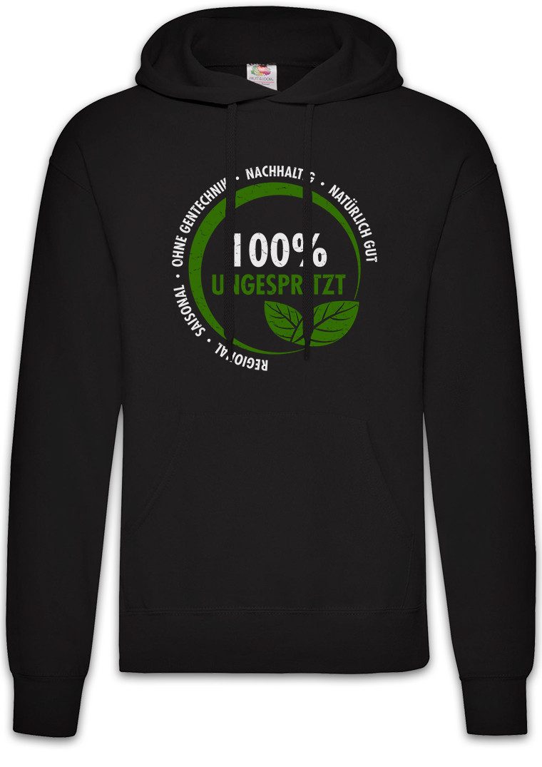 Hoodie 100% Ungespritzt Herren Hoodie Ernte Vegan Öko Demeter Landwirt Eco