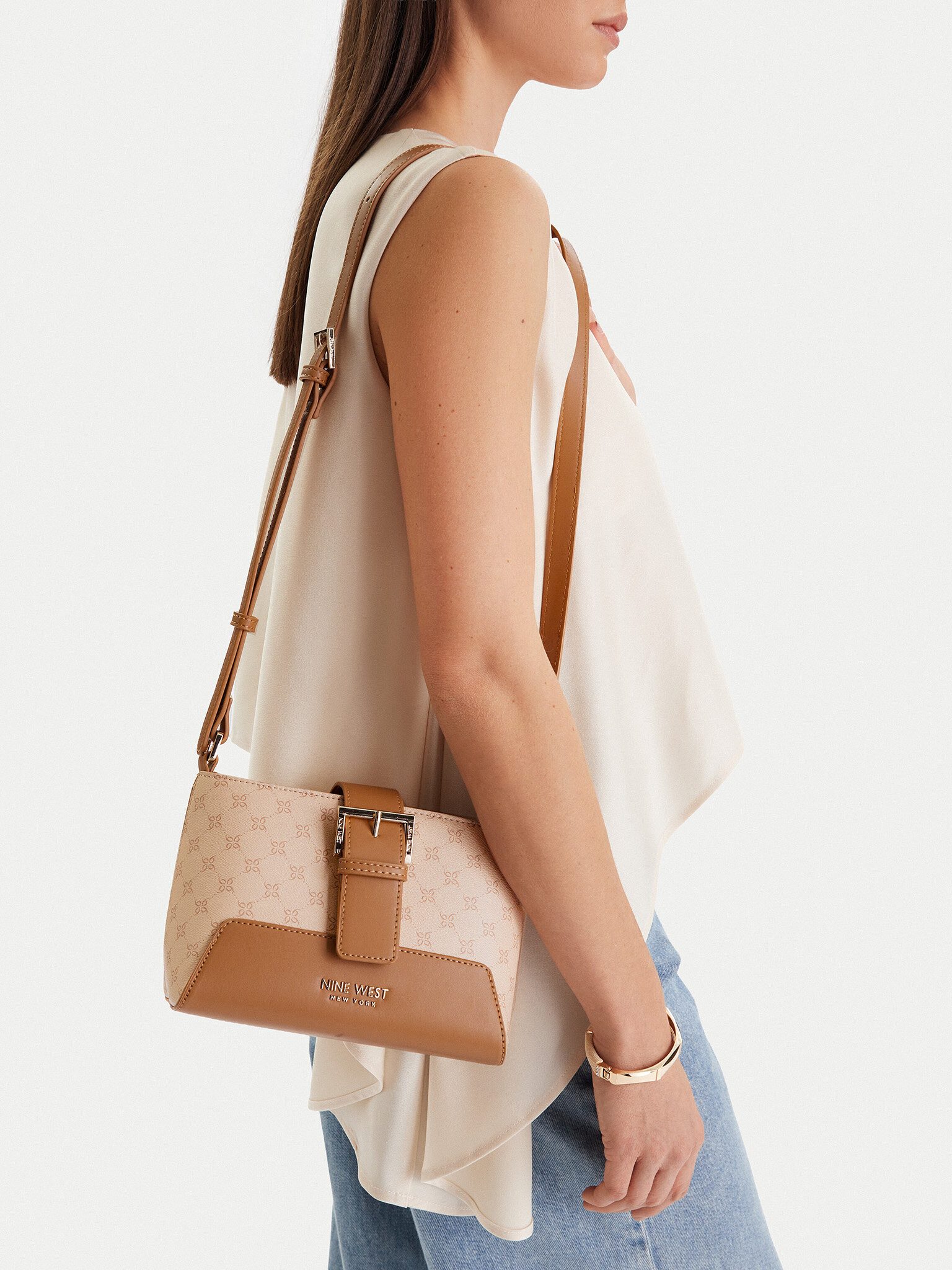Nine West Handtasche Nine West Damenhandtasche Beige, Braun NINE WEST-CEO-LISS-KY218 Beige