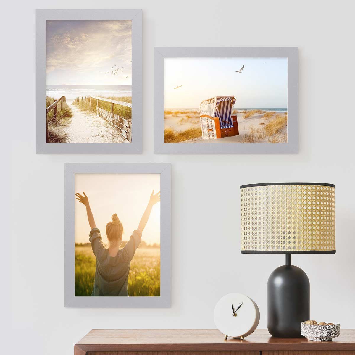 PHOTOLINI Bilderrahmen 3er Set breite Rahmen, günstig online kaufen