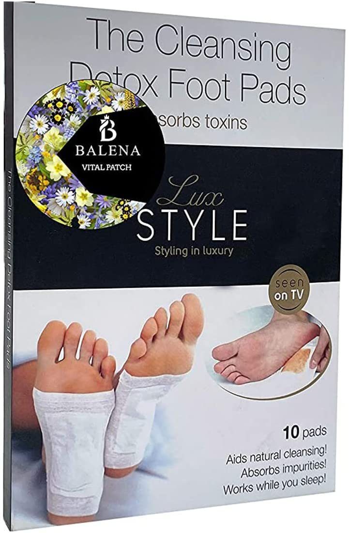 BALENA Entgiftungspflaster »Detox Fußpflaster 10 Pads, Deep Cleansing Foot  Pads, Chinesische Entgiftungspflaster Füße Patch Fusspflaster entgiftungskur  abnehmen« (10 St), Turmalin