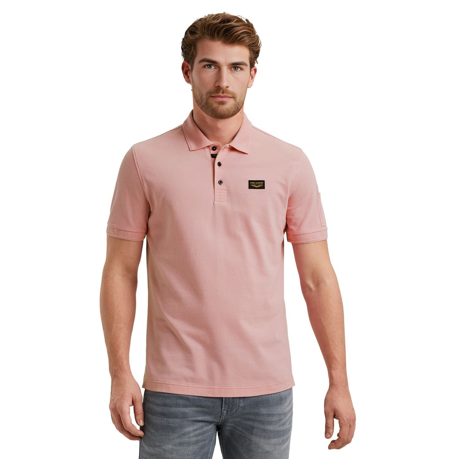 PME LEGEND Poloshirt TRACKWAY POLO (1-tlg) mit Stretch