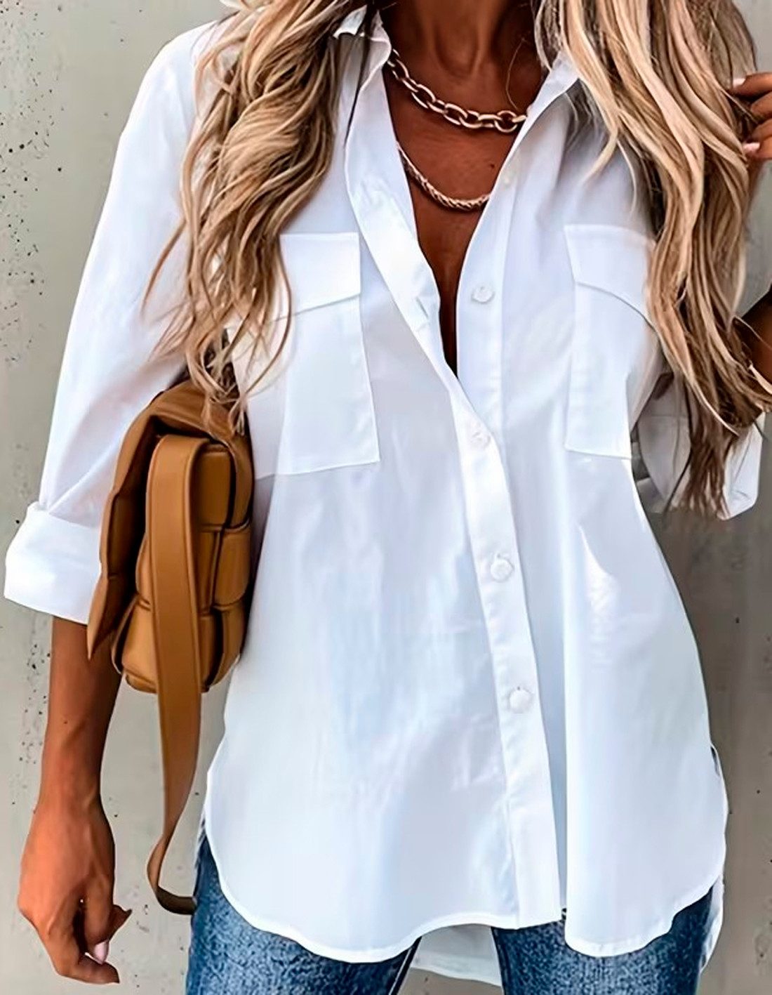 Conray Longbluse Conray lange Damenbluse im lässigem Style 5510