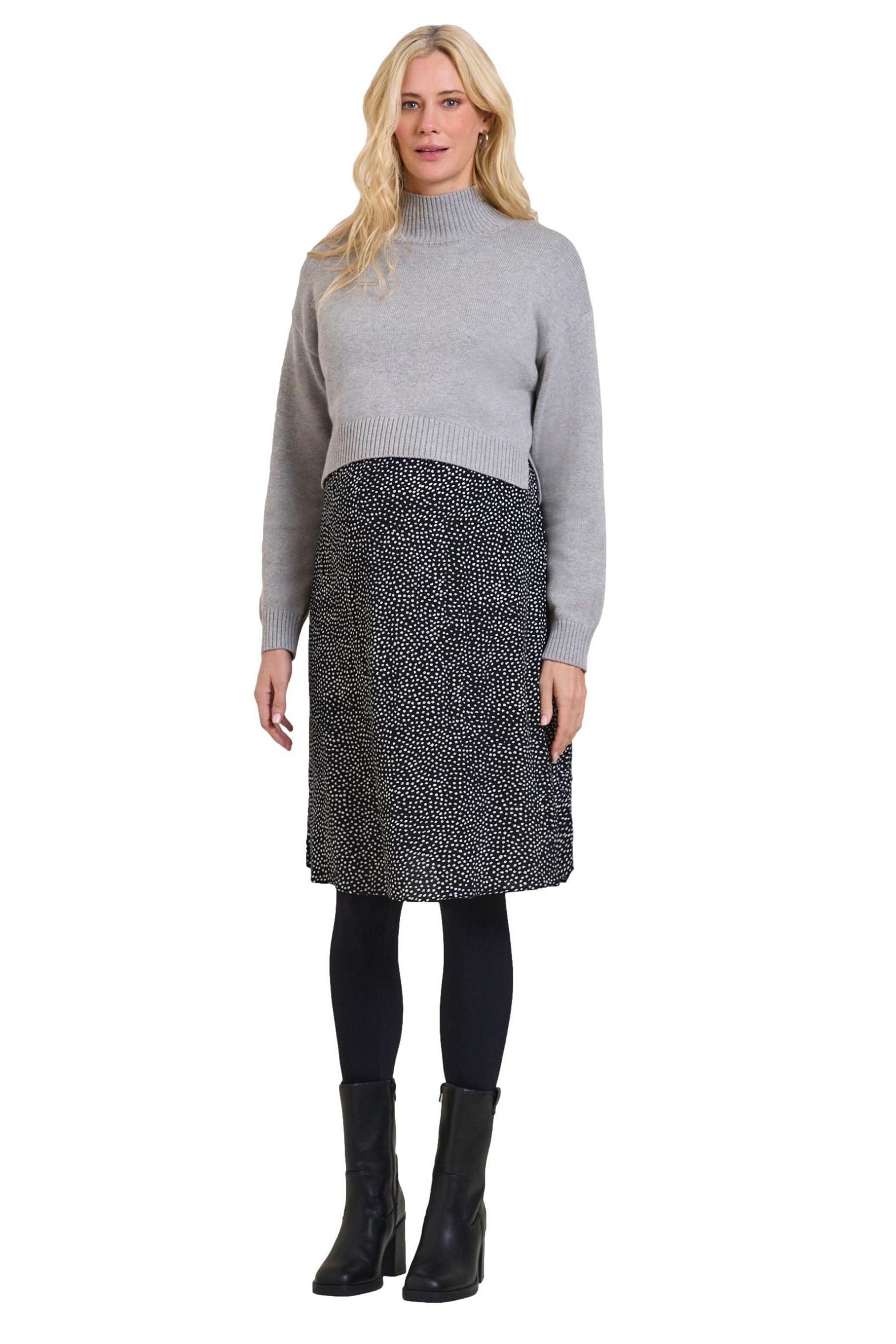 Seraphine Umstandskleid Seraphine Kleid mit Stricktop Umstands-/Stillmode (1-tlg)