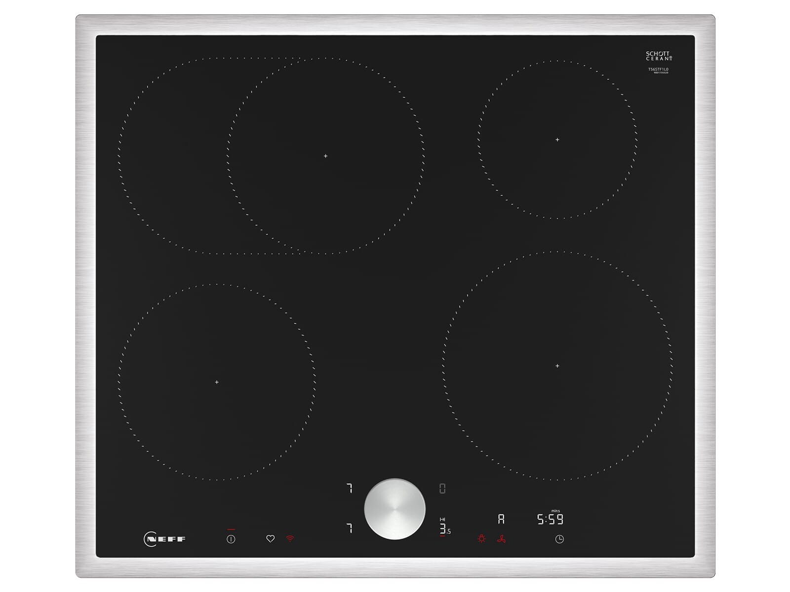 NEFF Induktions-Kochfeld T56STF1L0, autark, TouchControl-Bedienung