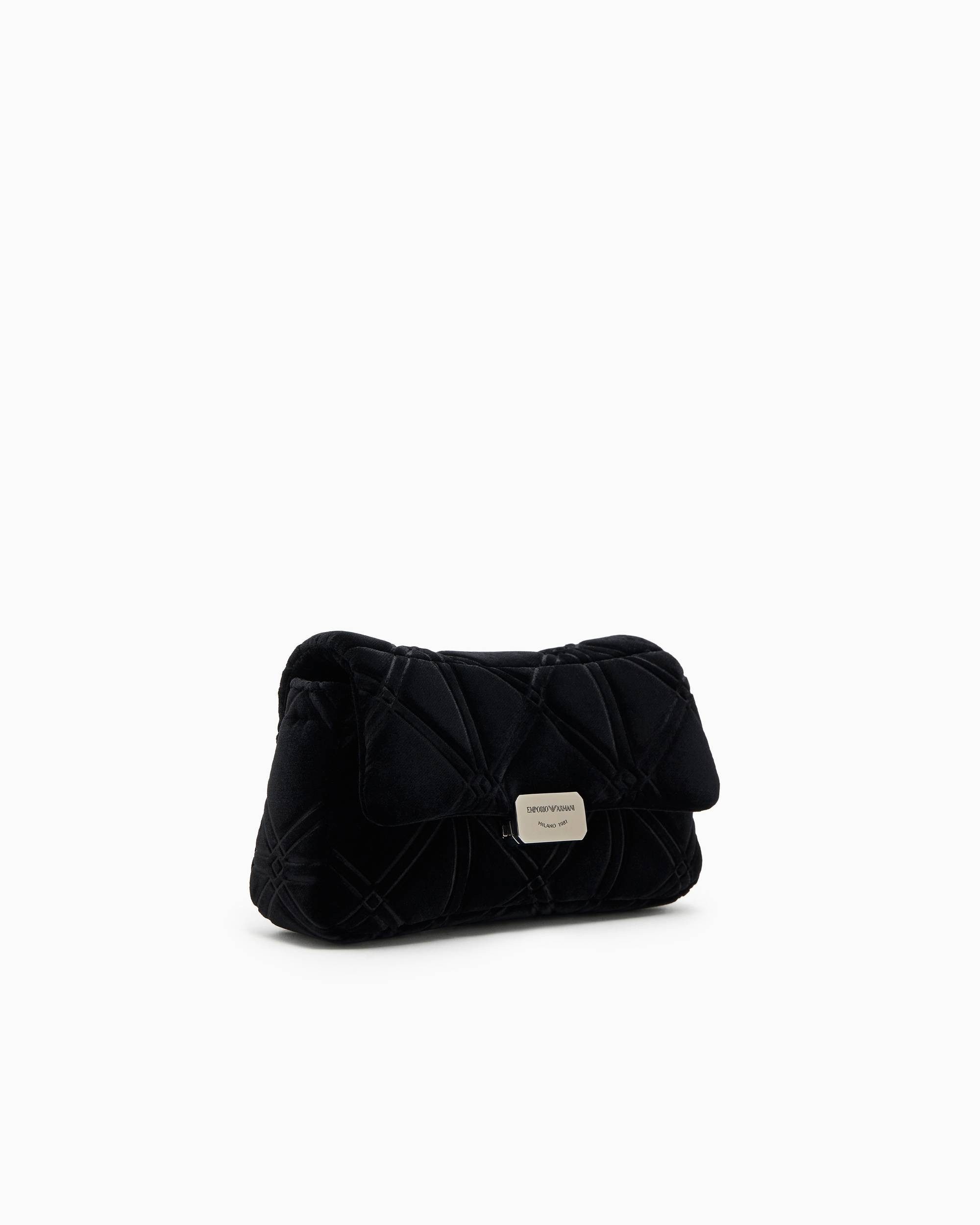 Emporio Armani Schultertasche BLACK VELVET