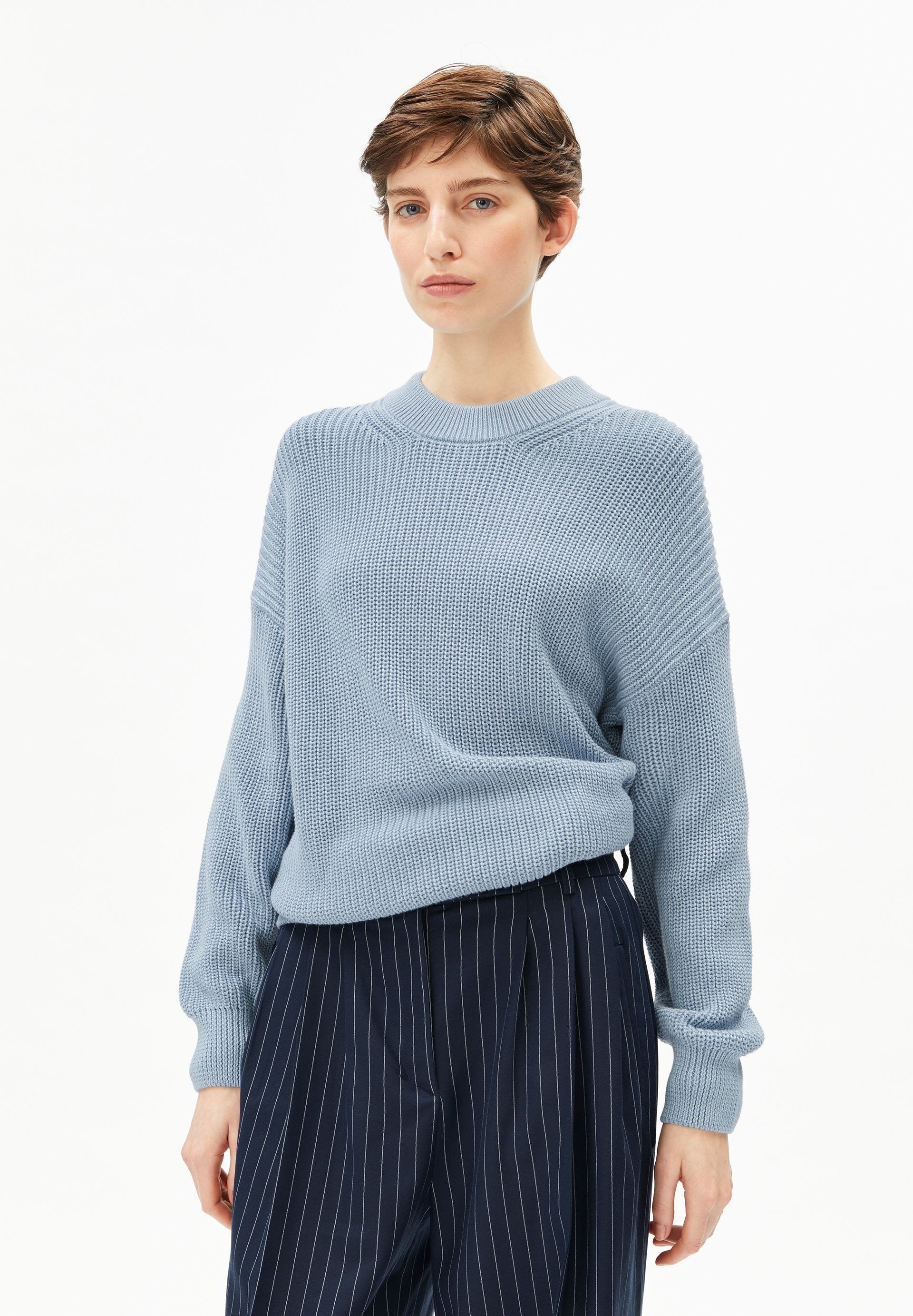 Armedangels Strickpullover VANISÉ Pullover aus Bio-Baumwolle Loose Fit günstig online kaufen