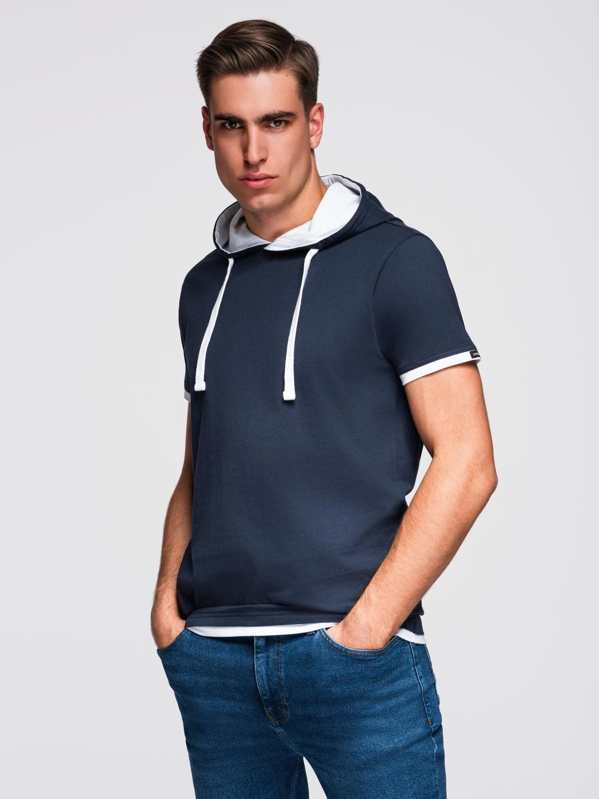 OMBRE Kapuzensweatshirt Herren-T-Shirt mit Kapuze