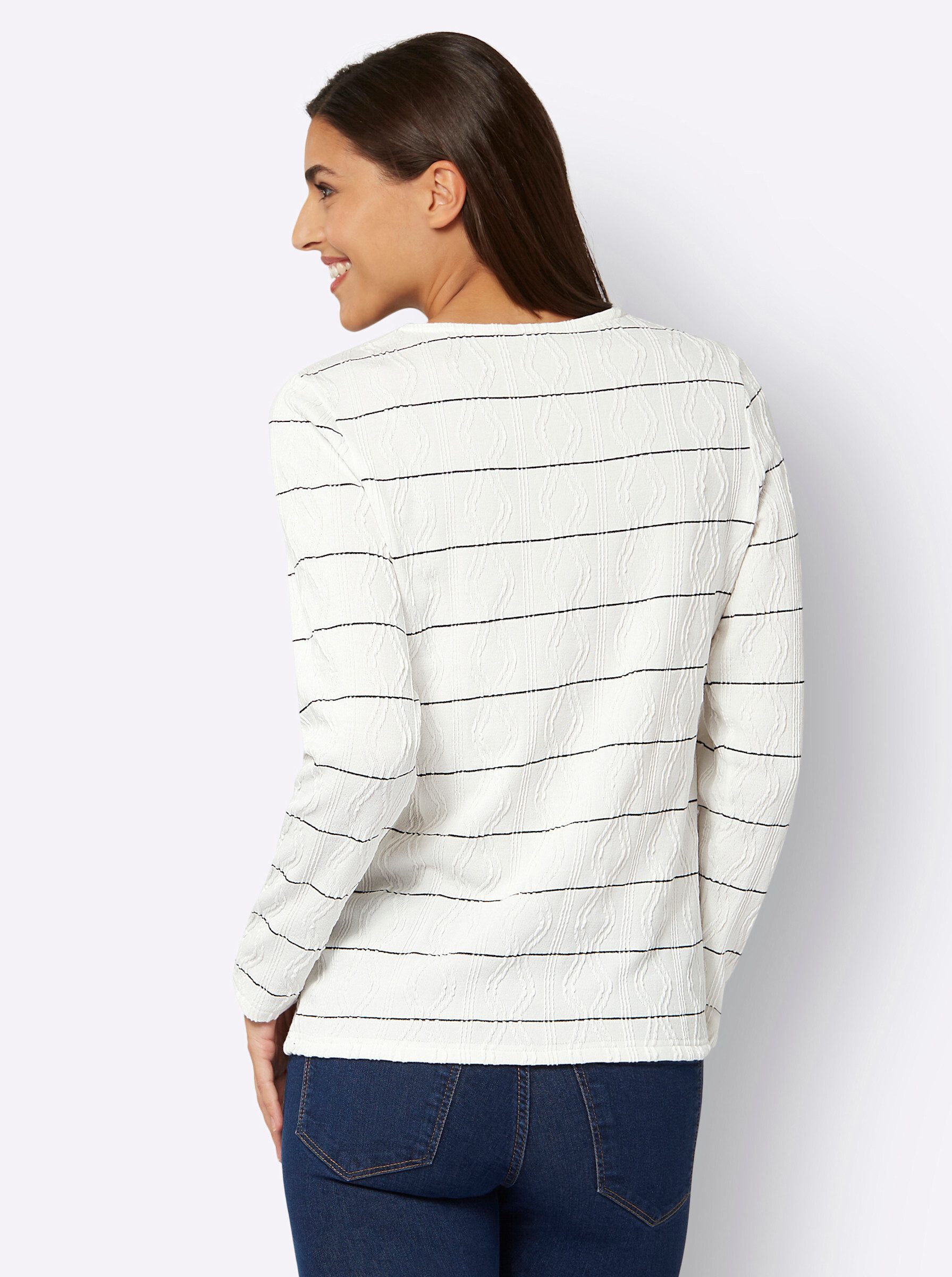 Sieh an! T-Shirt Langarmshirt . günstig online kaufen