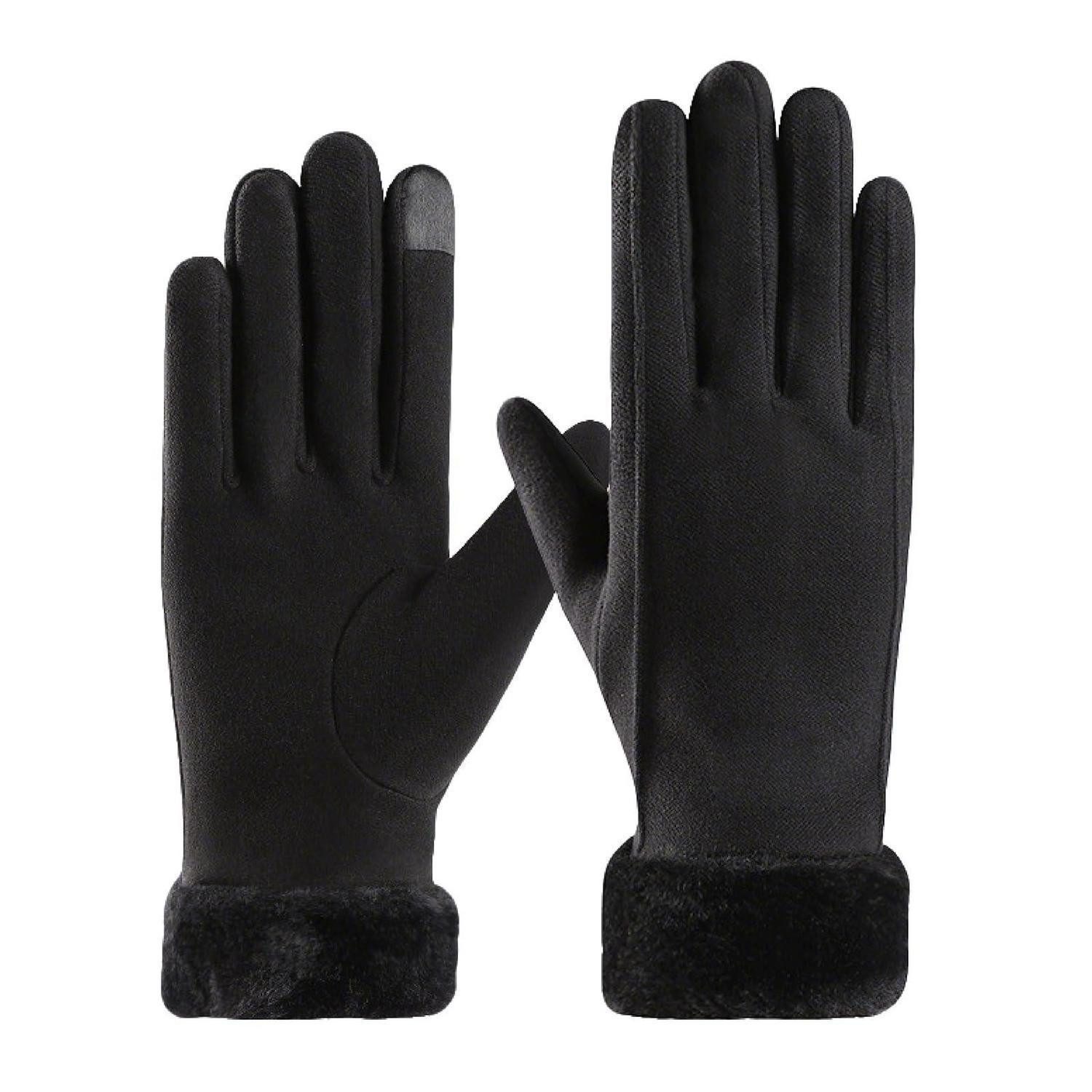 LuxusKollektion Reithandschuhe Damen Winterhandschuhe mit Touchfunktion (1-St)