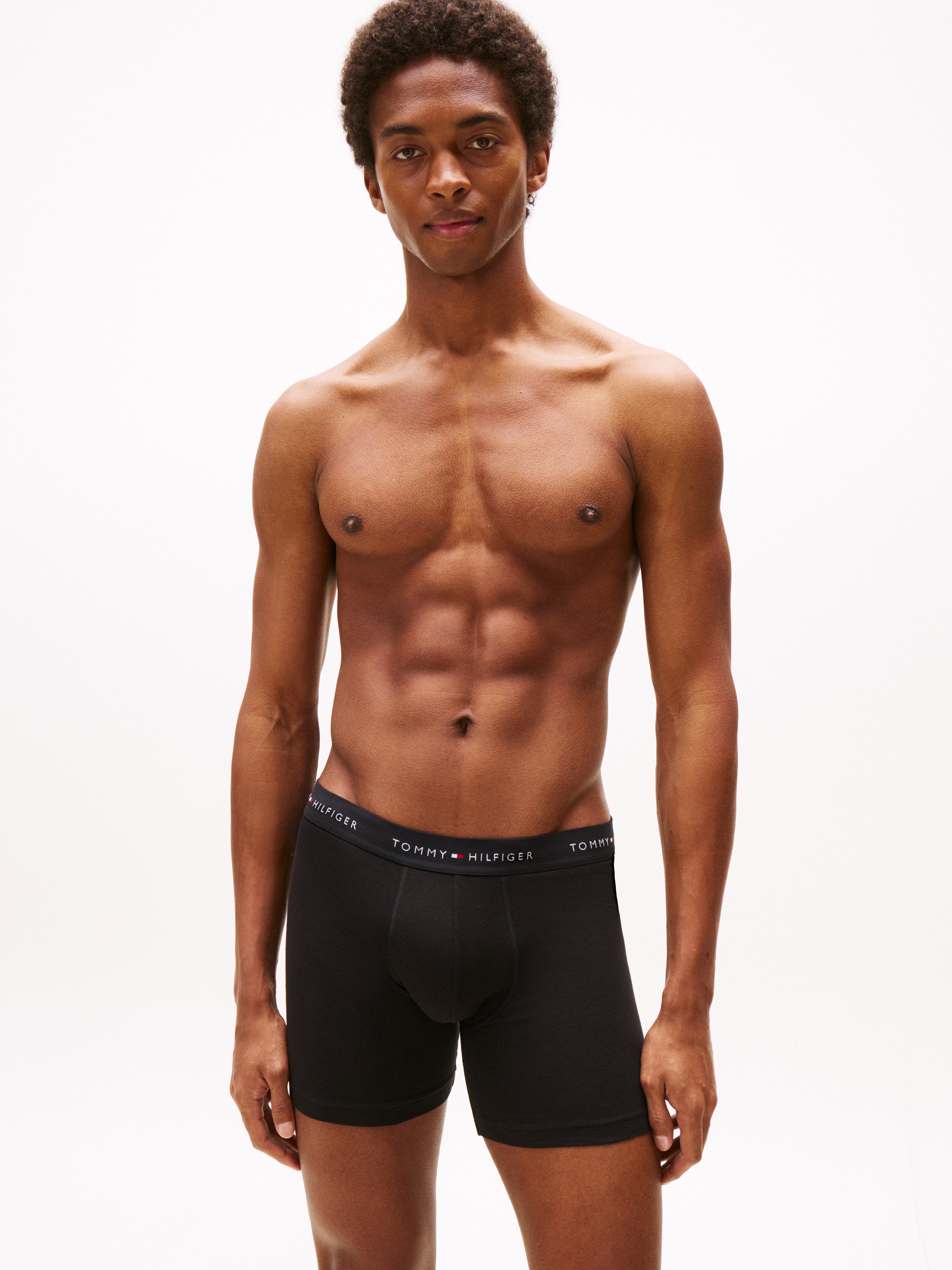 Tommy Hilfiger Underwear Boxershorts 3P BOXER BRIEF DTM (3-St) mit langem B günstig online kaufen