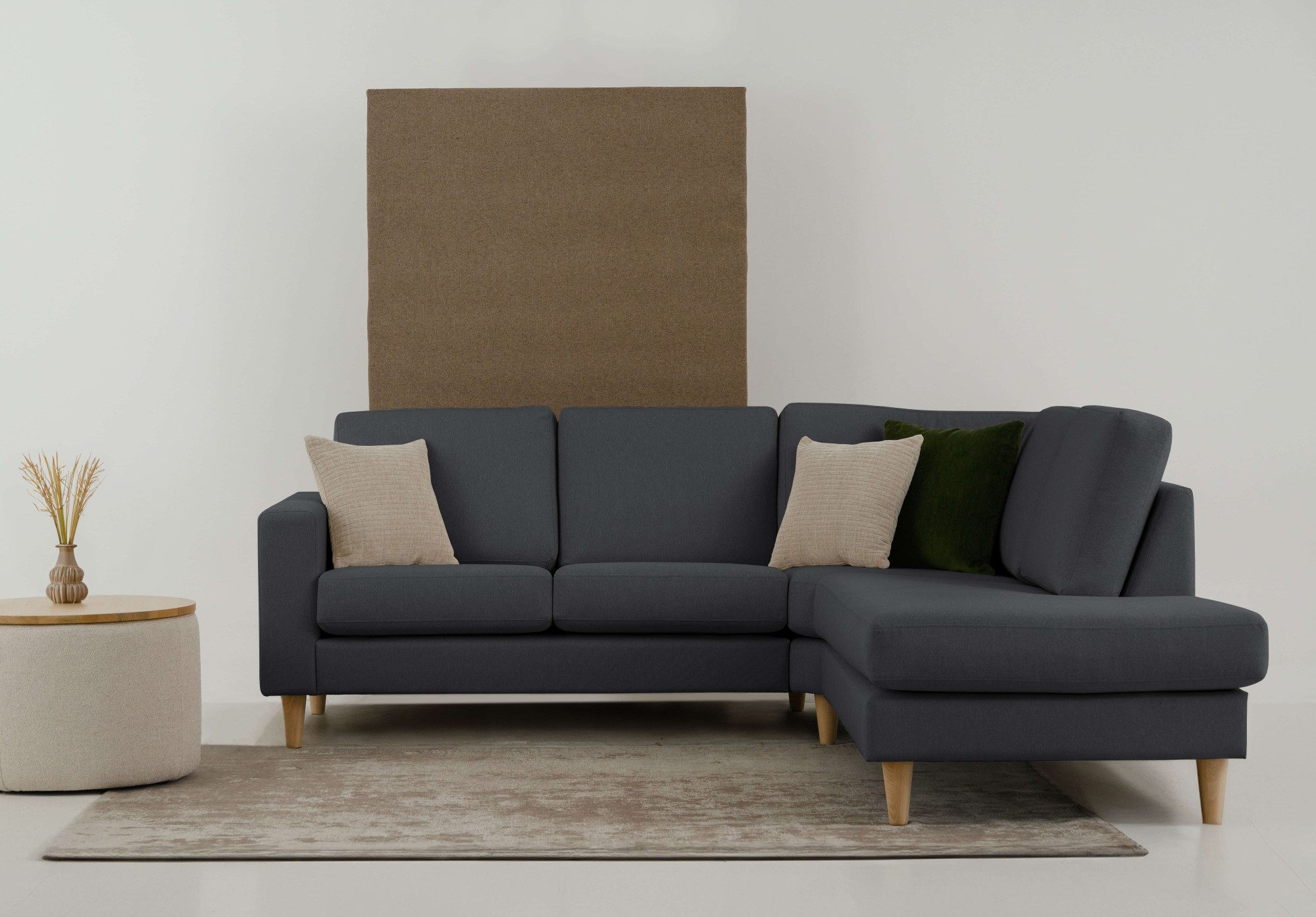OTTO home Ecksofa Tvinno, im skandinavischen Stil, L-Form, mit Massivholzfüßen, Breite 230 cm