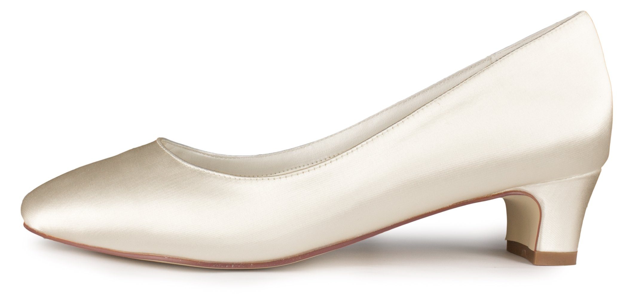 White Lady 935 ivory Satin - niedrige Brautschuhe Pumps günstig online kaufen