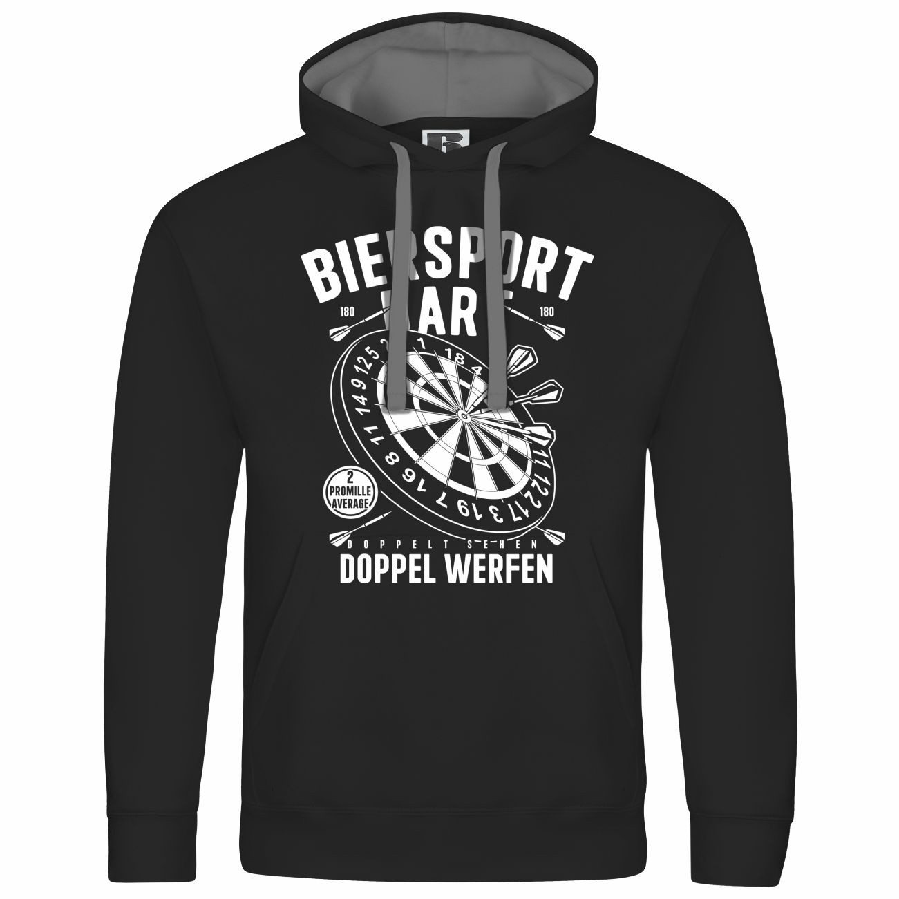 Kapuzenpullover Herren Kapuzenpullover Biersport Dart