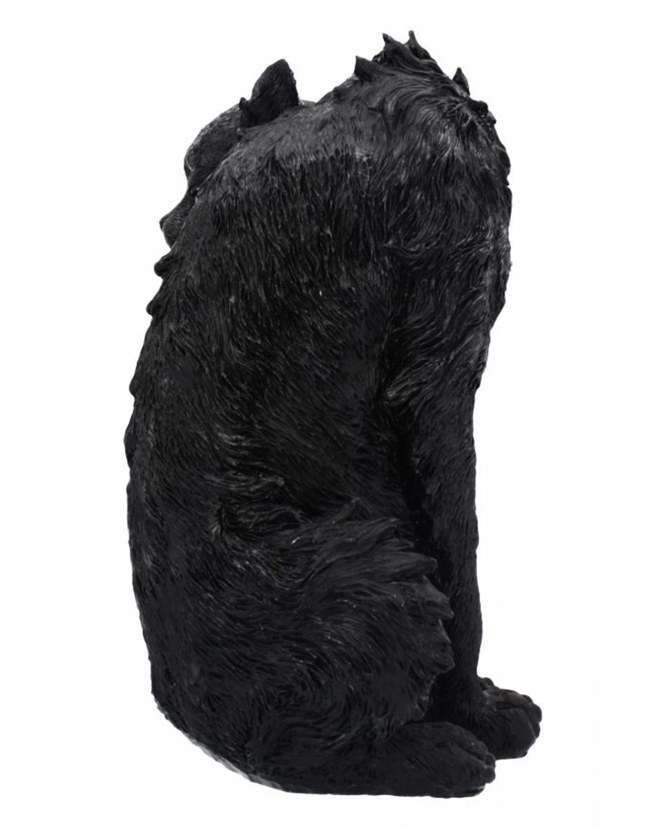 Horror-Shop Dekofigur Große Spite Hexenkatze als Gothic & Halloween Deko