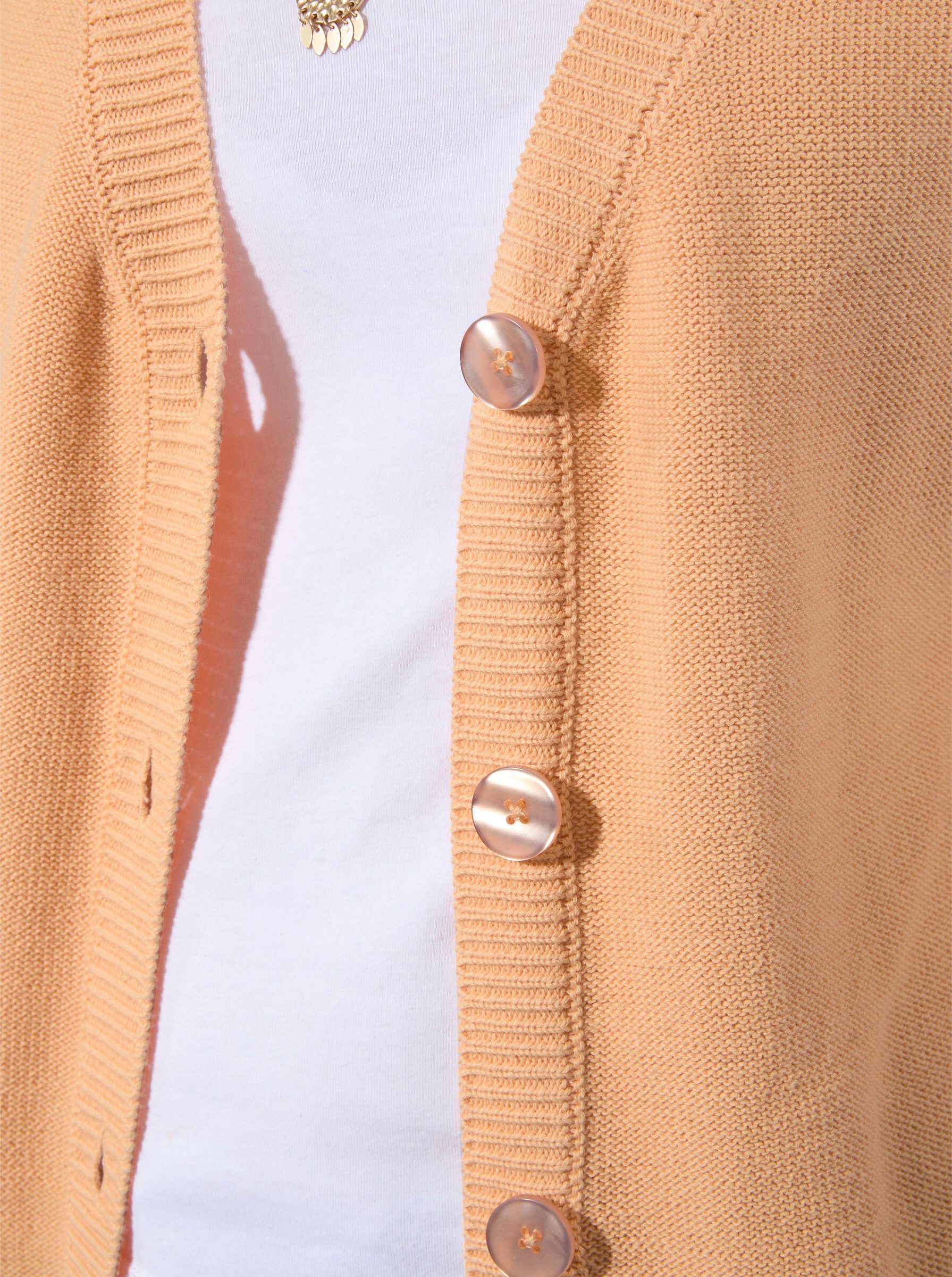 Witt Strickjacke Strickjacke Langarm Links-Strick