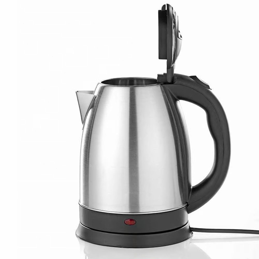 Michelino Wasserkocher Edelstahl Wasserkocher 1,8 Liter 1800 Watt, 1,8 l, 1800 W, Edelstahl