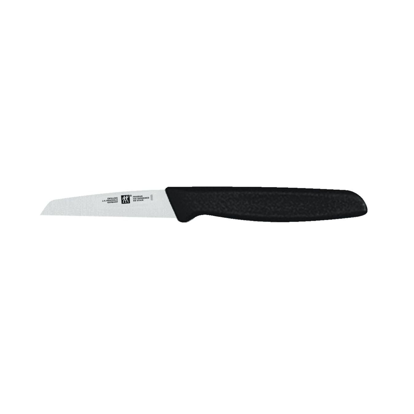 Zwilling Gemüsemesser ZWILLING Gemüsemesser Messerset, 2-tlg. Sparschäler Schwarz Edelstahl