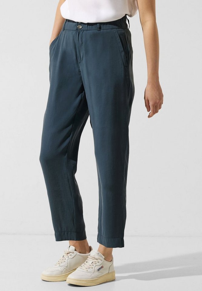 STREET ONE Jogger Pants softer Materialmix, Loose Fit Damenhose