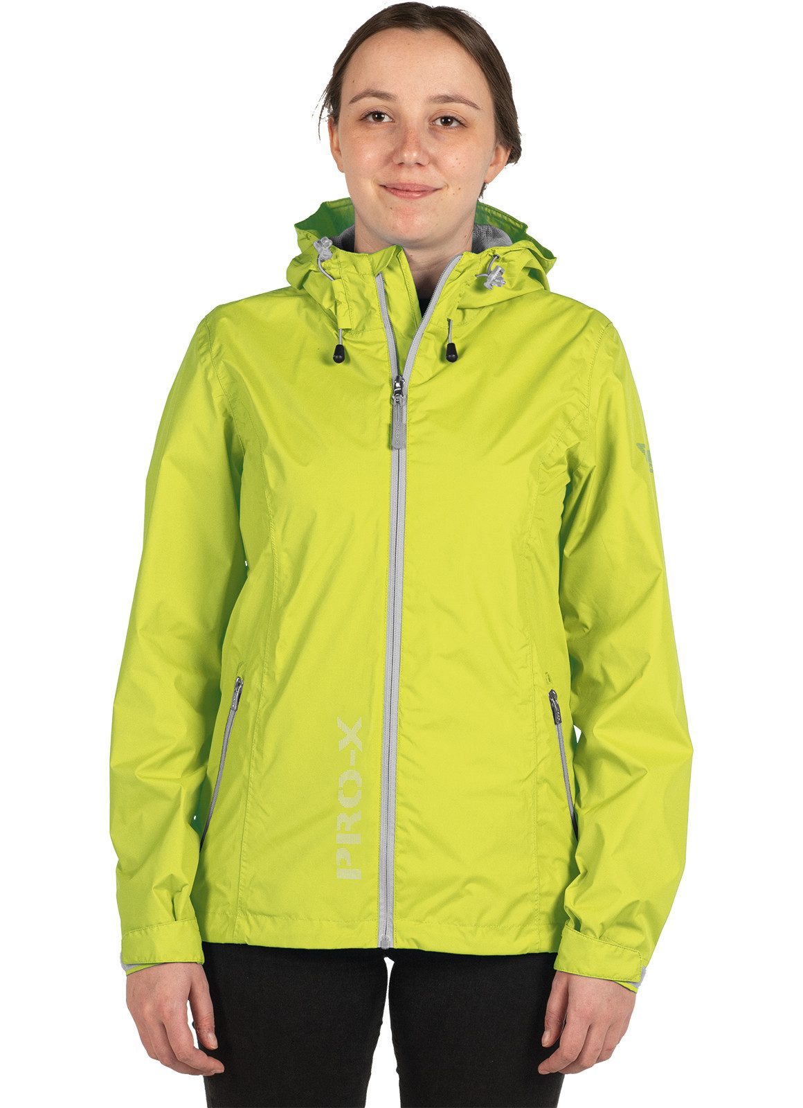 PRO-X ELEMENTS Regenjacke LADY FLASH atmungsaktiv, wasserdicht, verschweißte Nähte wasserdicht, atmungsaktiv, winddicht, verschweißte Nähte