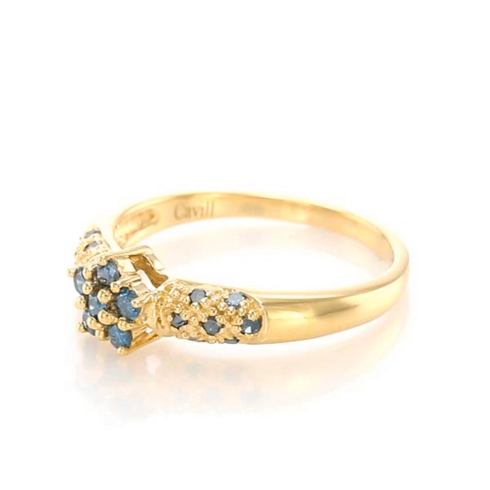 Cavill Diamantring Cavill Ring aus 925er vergoldetem Sterlingsilber, 0,35 c günstig online kaufen