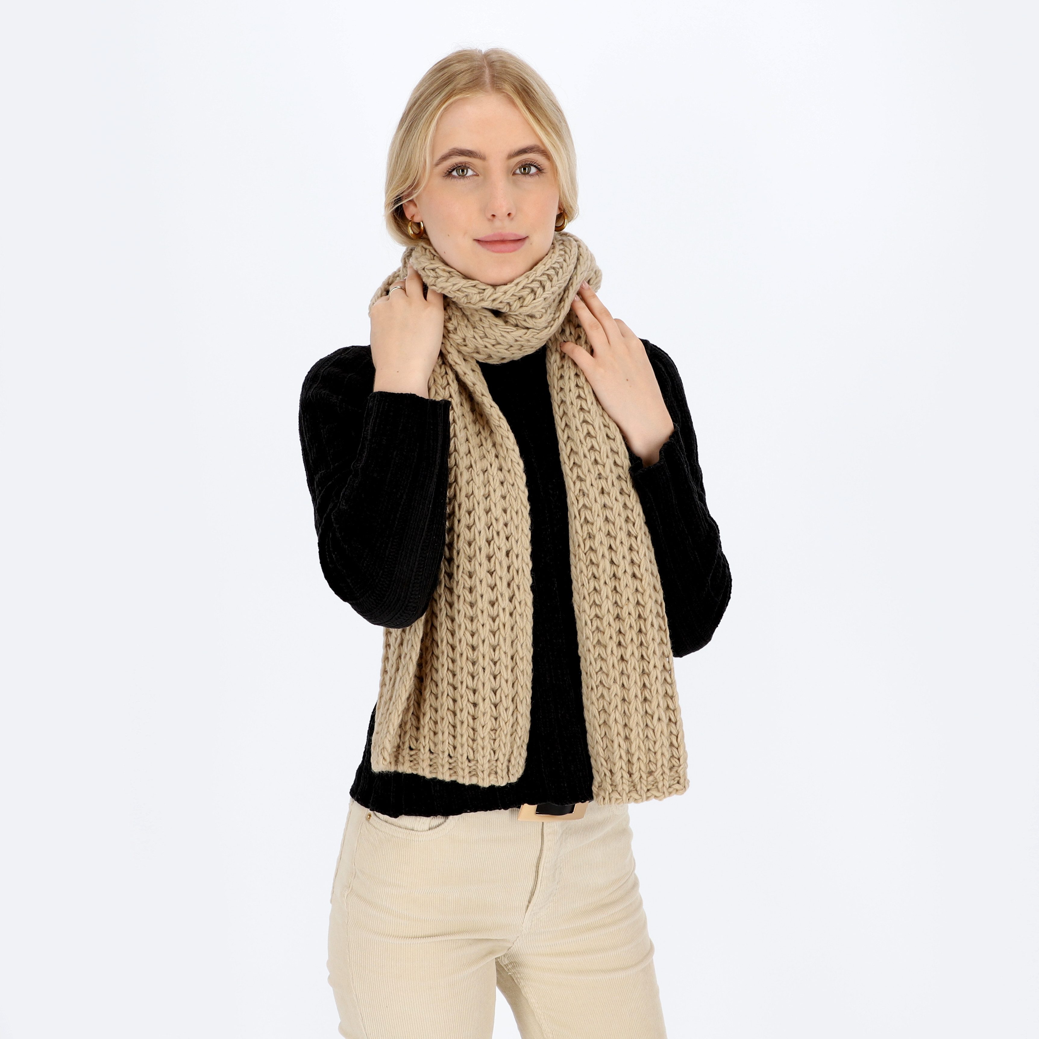 halsüberkopf Accessoires Strickschal Grobstrickschal, Made in günstig online kaufen