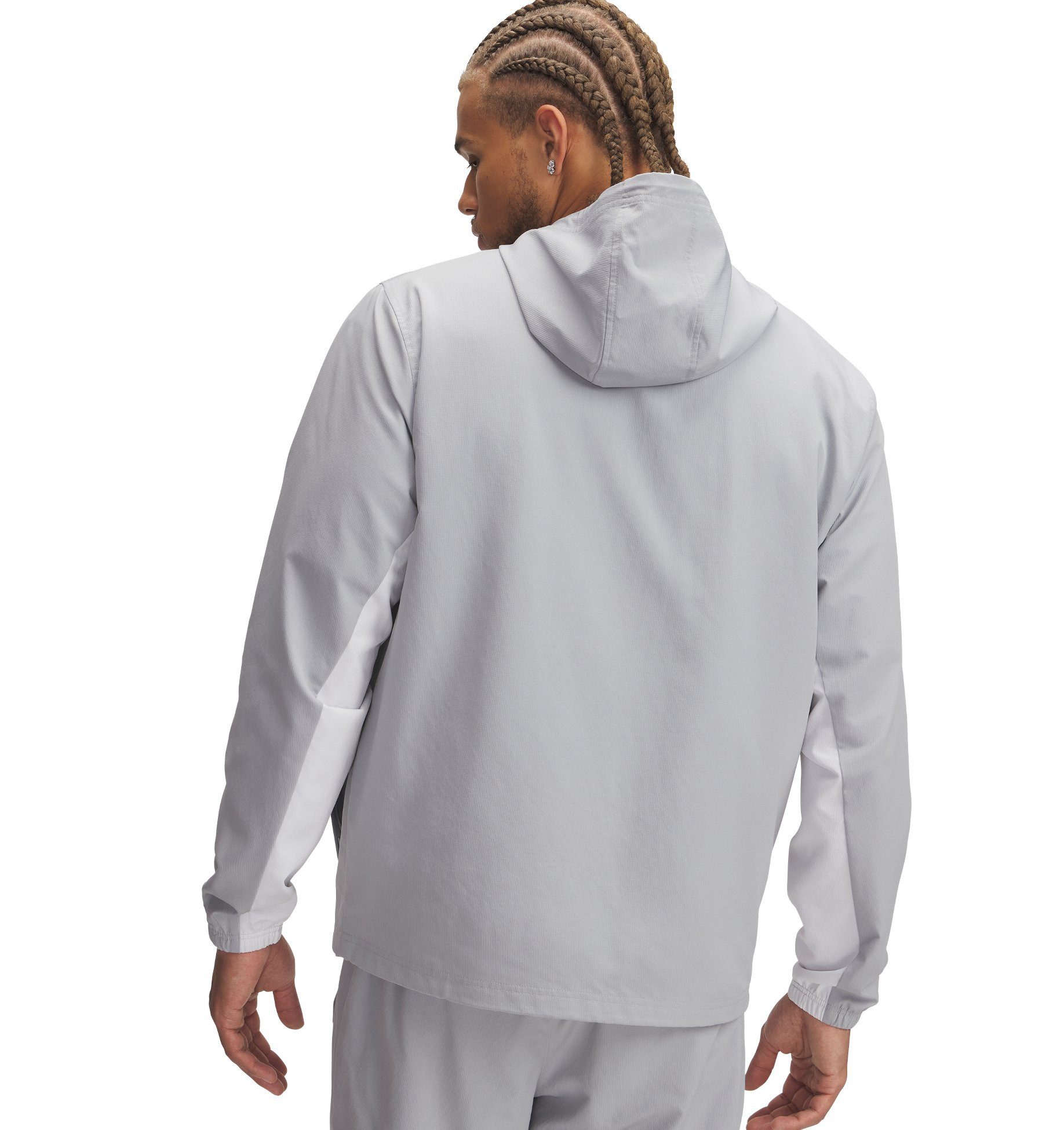 Under Armour® Windbreaker UA RIVAL WVN WINDBREAKER windabweisend, aus Polyester, mit Reißverschluss, normale Länge
