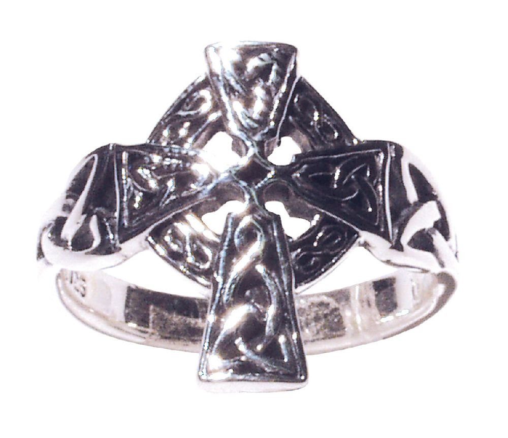 Saraswati Silberring Ring "Keltisches Kreuz" Silber 925 4,5g