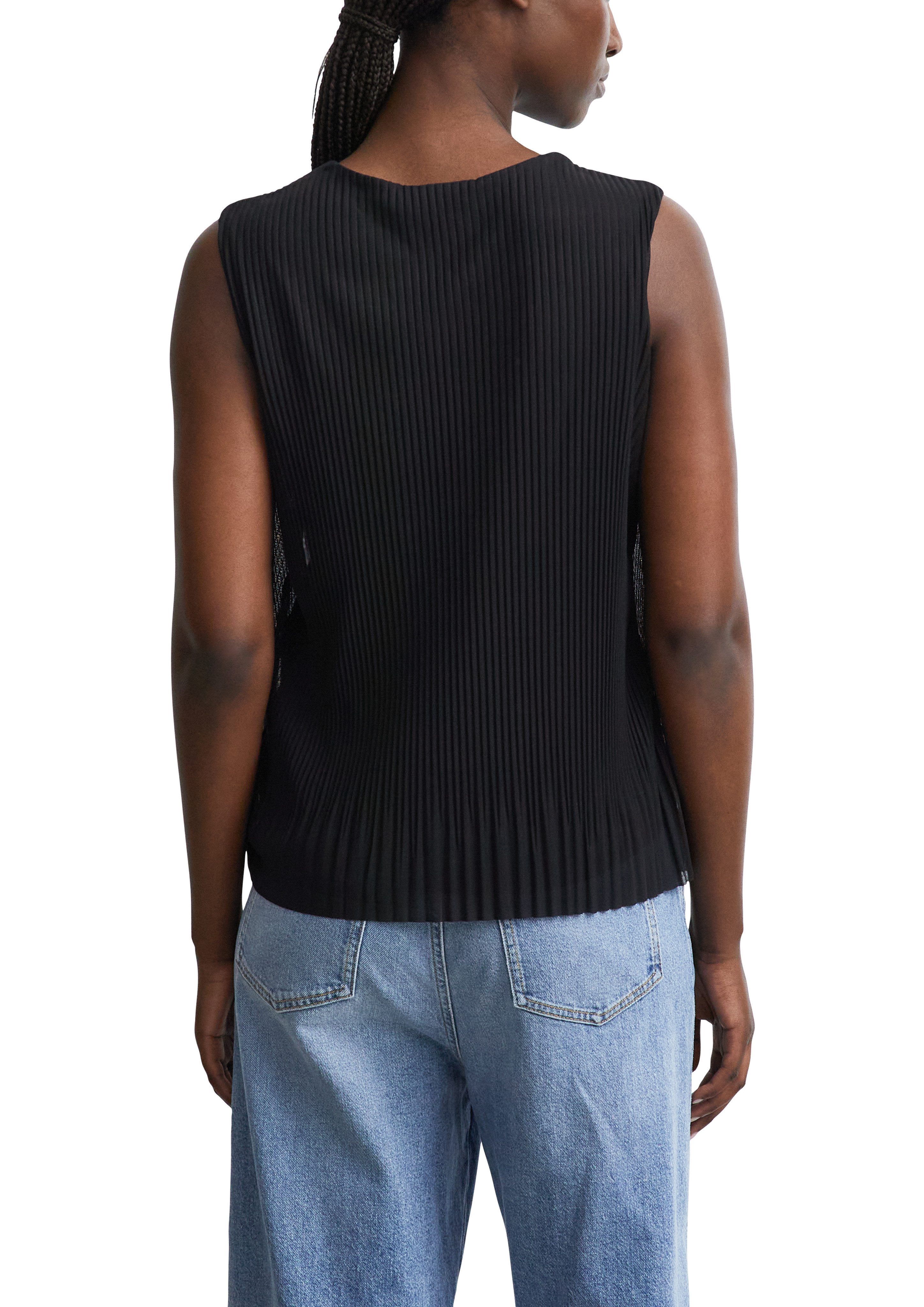 comma T-Shirt Sommertop mit feiner Struktur – Bild 2 von 4