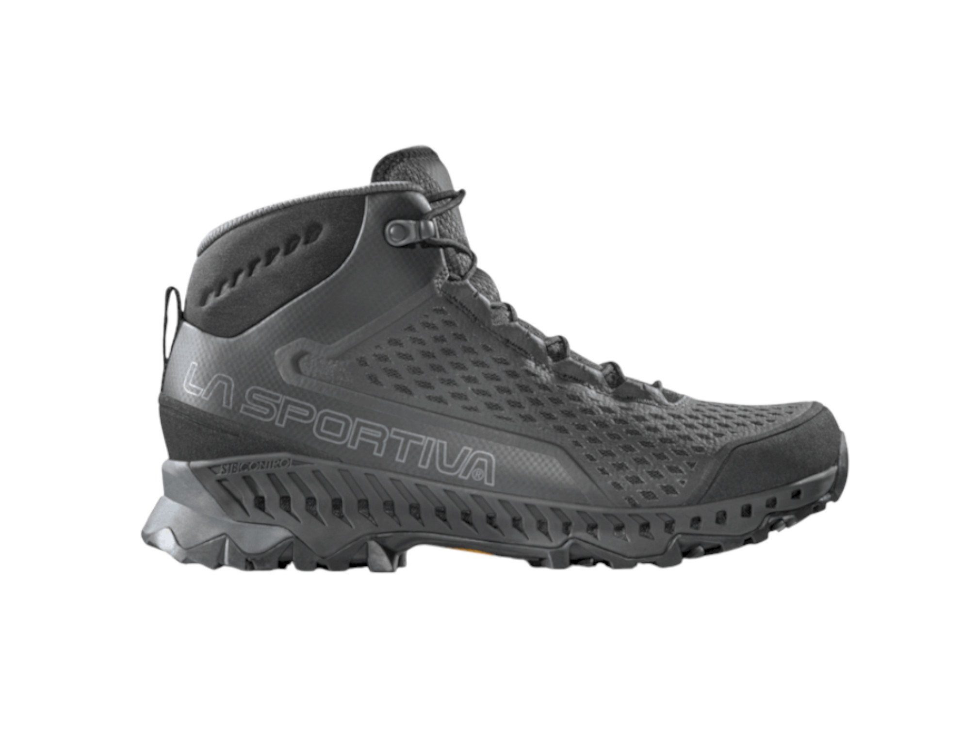 La Sportiva Stream GTX (Fast-Hiking, wasserdicht) 2025 schwarz/carbongrau Herren Wanderschuh